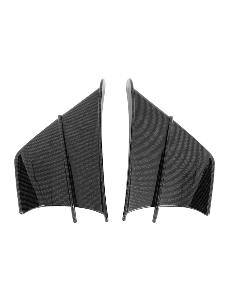 Winglet Wind Fin Aerodynamic Kit Spoiler Trim Cover för motorcykel Universal