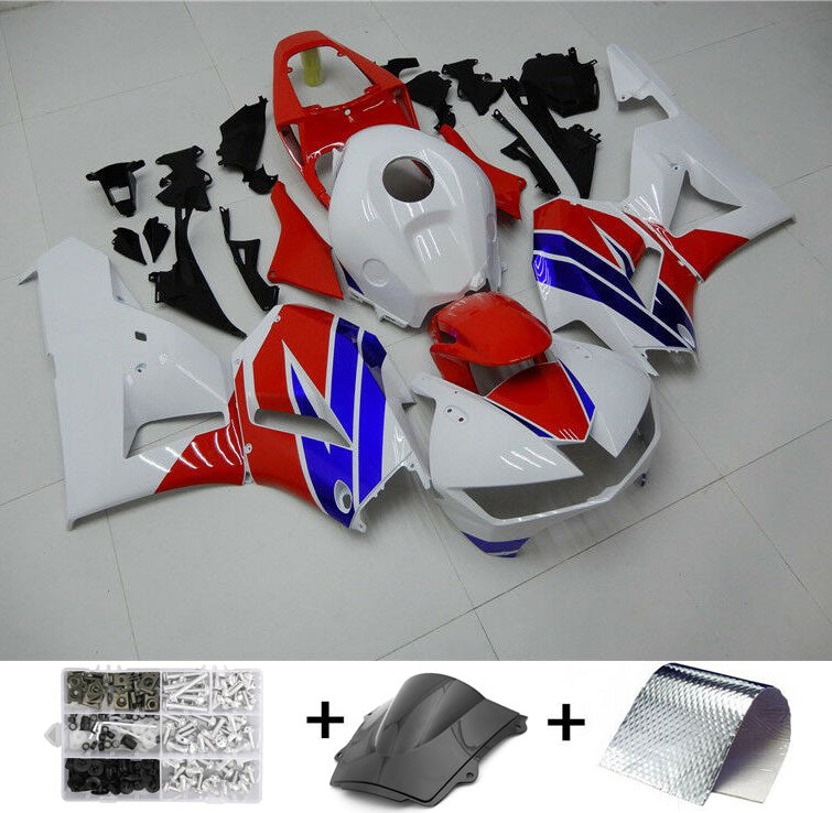 Kit de carenado Honda CBR600RR blanco azul 2013-2020