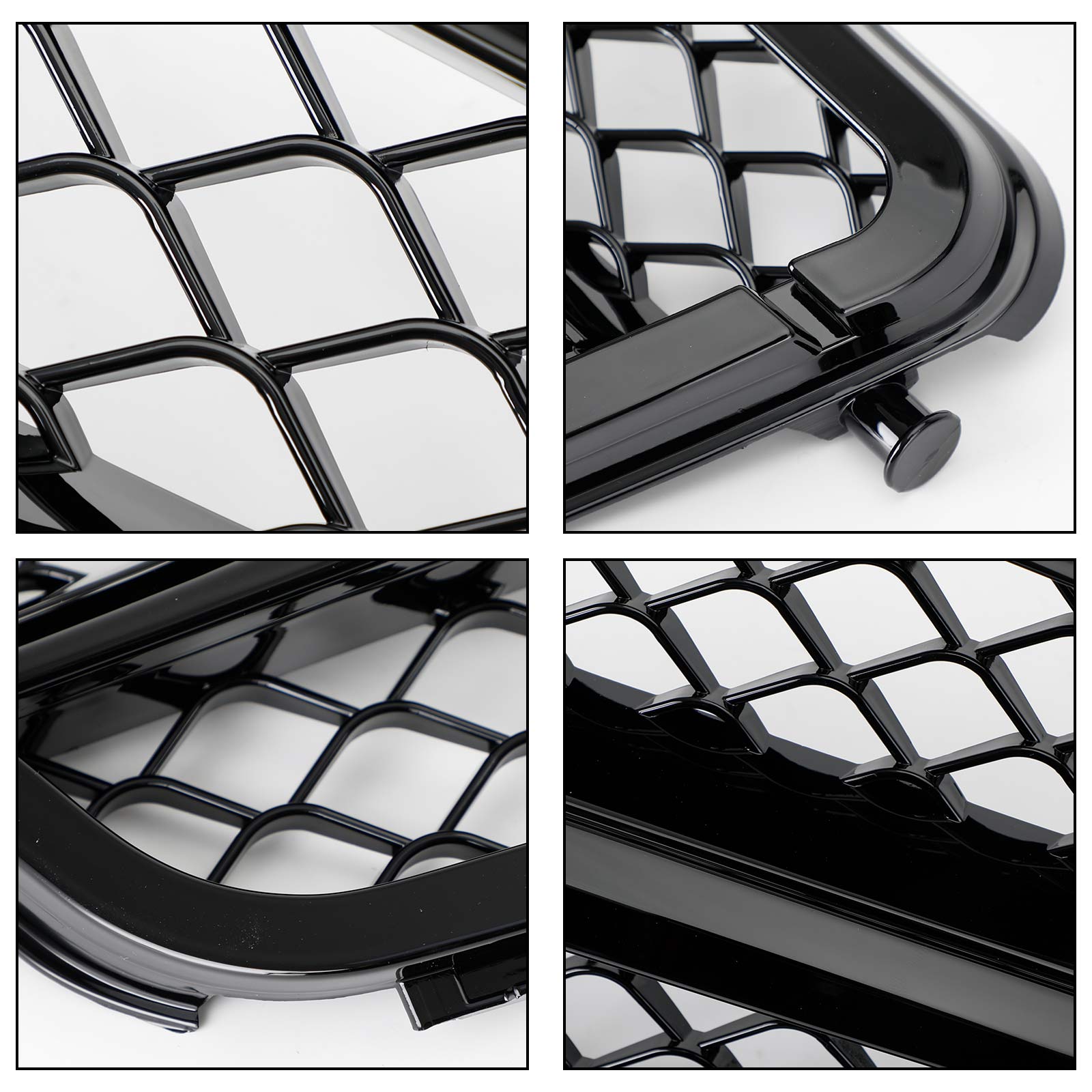 Clase C Benz 2008-2014 W204 Parrilla de parachoques delantera AMG con LED C300 C350