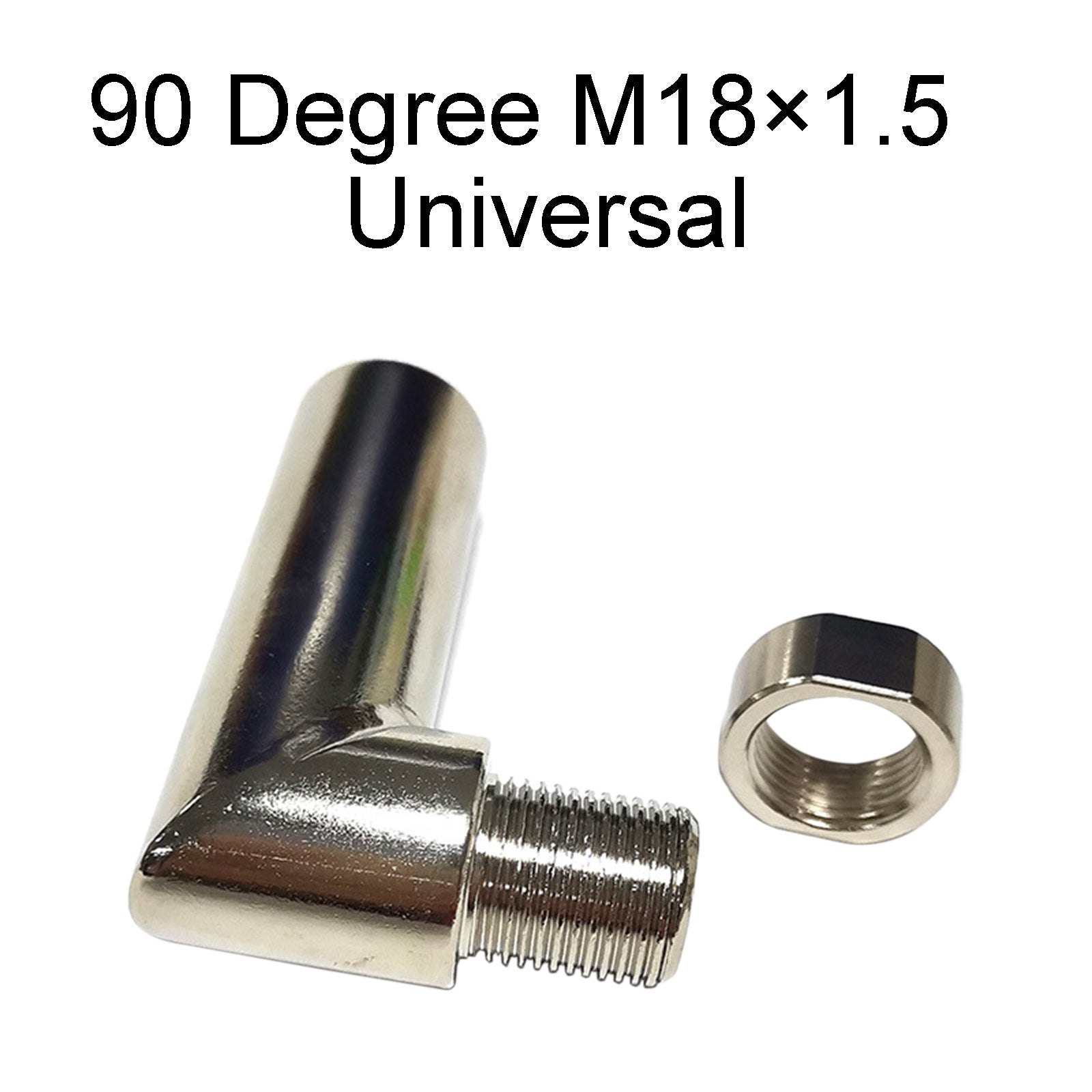 M18X1.5 O2 Oxygen distansens sensor Angled Förlängare 90 grader 02 Bung Extension Generic