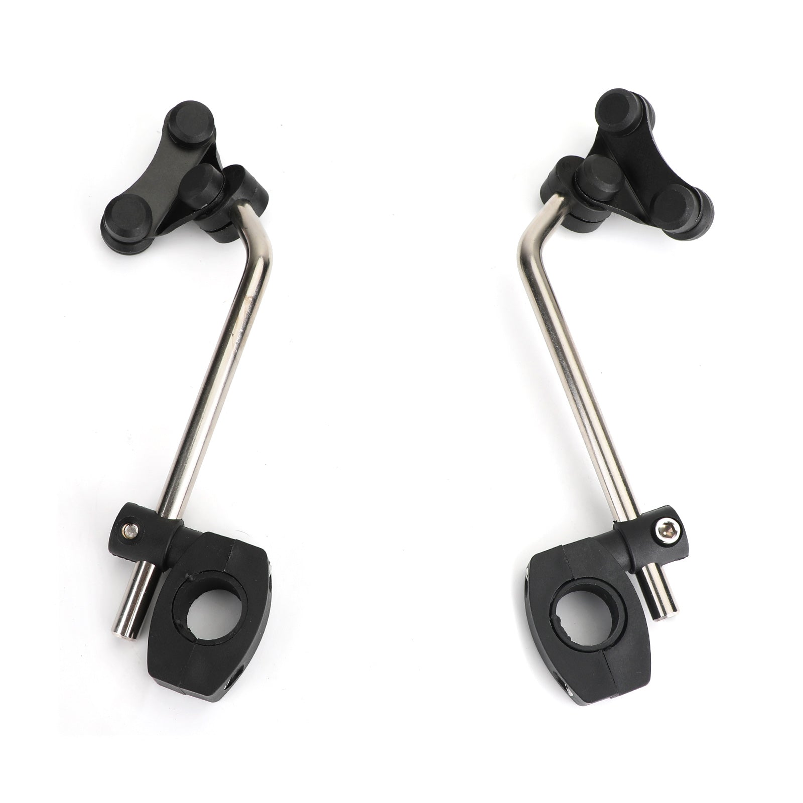 7/8" Support de pare-brise universel de 22 mm, pince de montage standard pour guidon de pare-brise générique