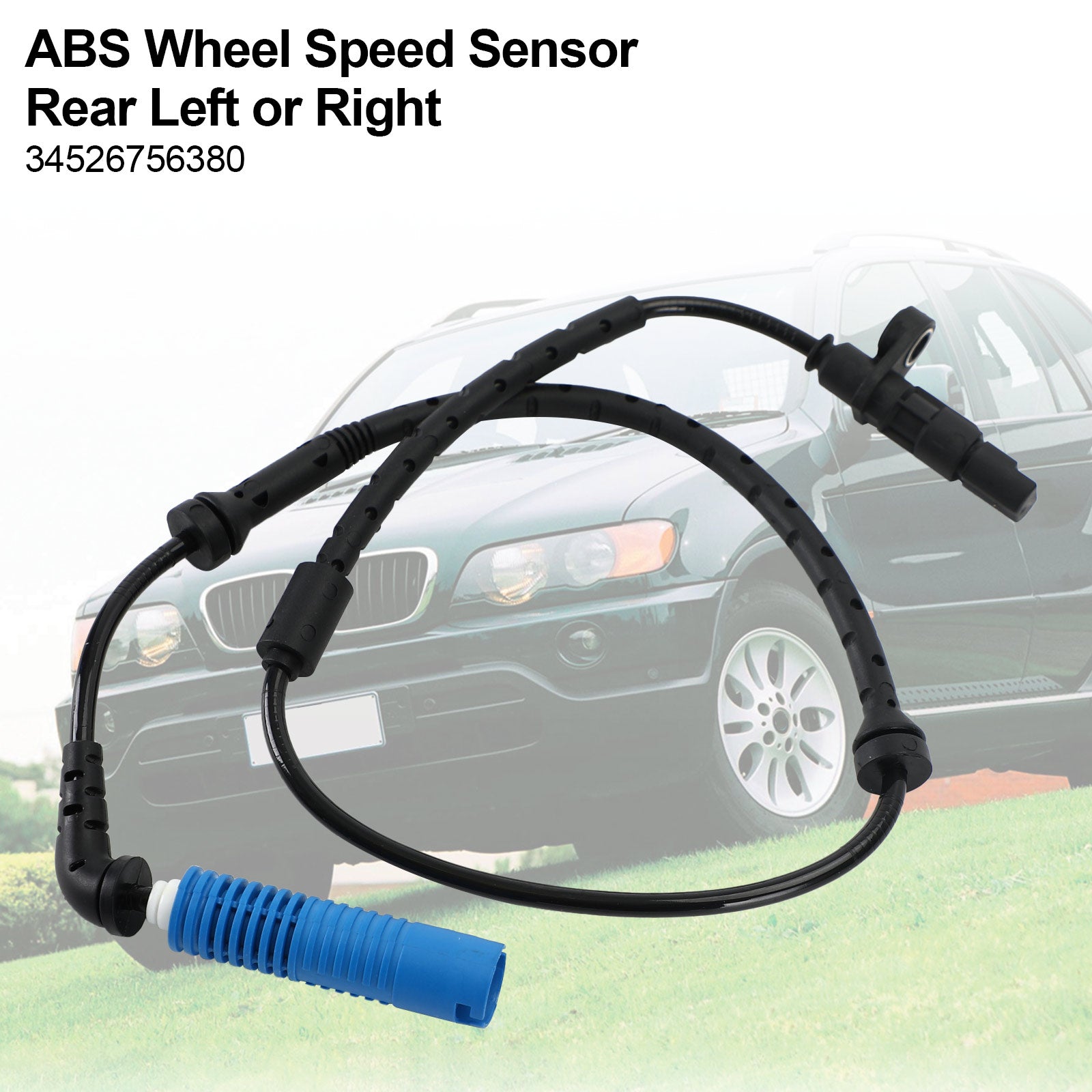 Sensor de velocidade da roda ABS traseira esquerda ou direita para BMW E53 X5 2000-2006 34526756380