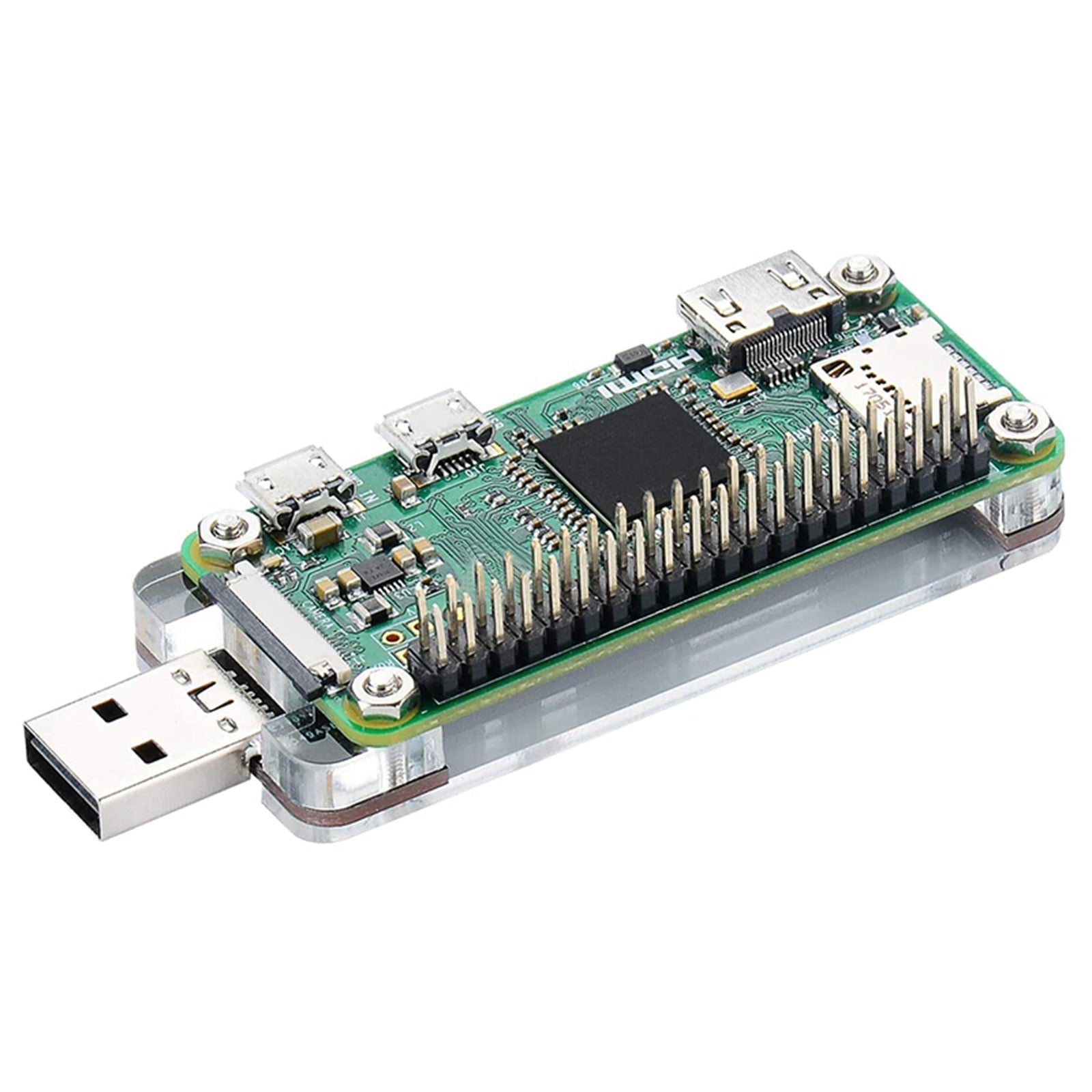 Conector de módulo Dongle USB de placa de expansión para Raspberry Pi Zero/W/WHE