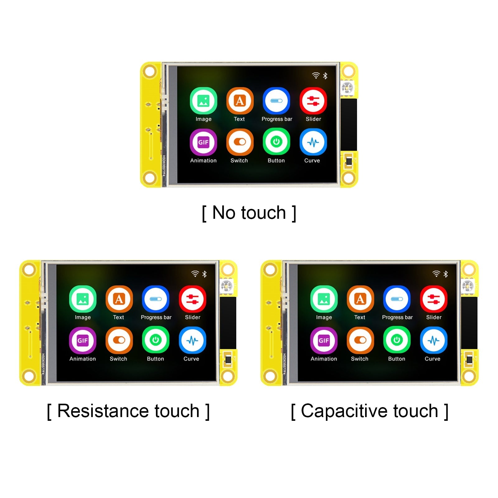 ESP32 Development Board Display WiFi Bluetooth Pekskärm LVGL Dual-Core CPU