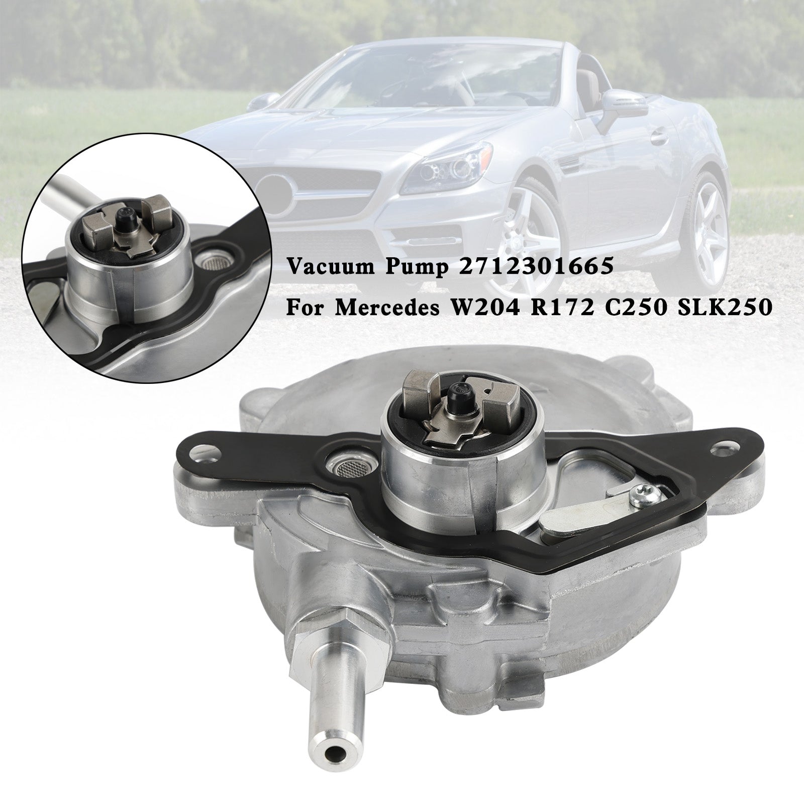 Mercedes W204 R172 C250 SLK250 vacuümpomp 2712301665