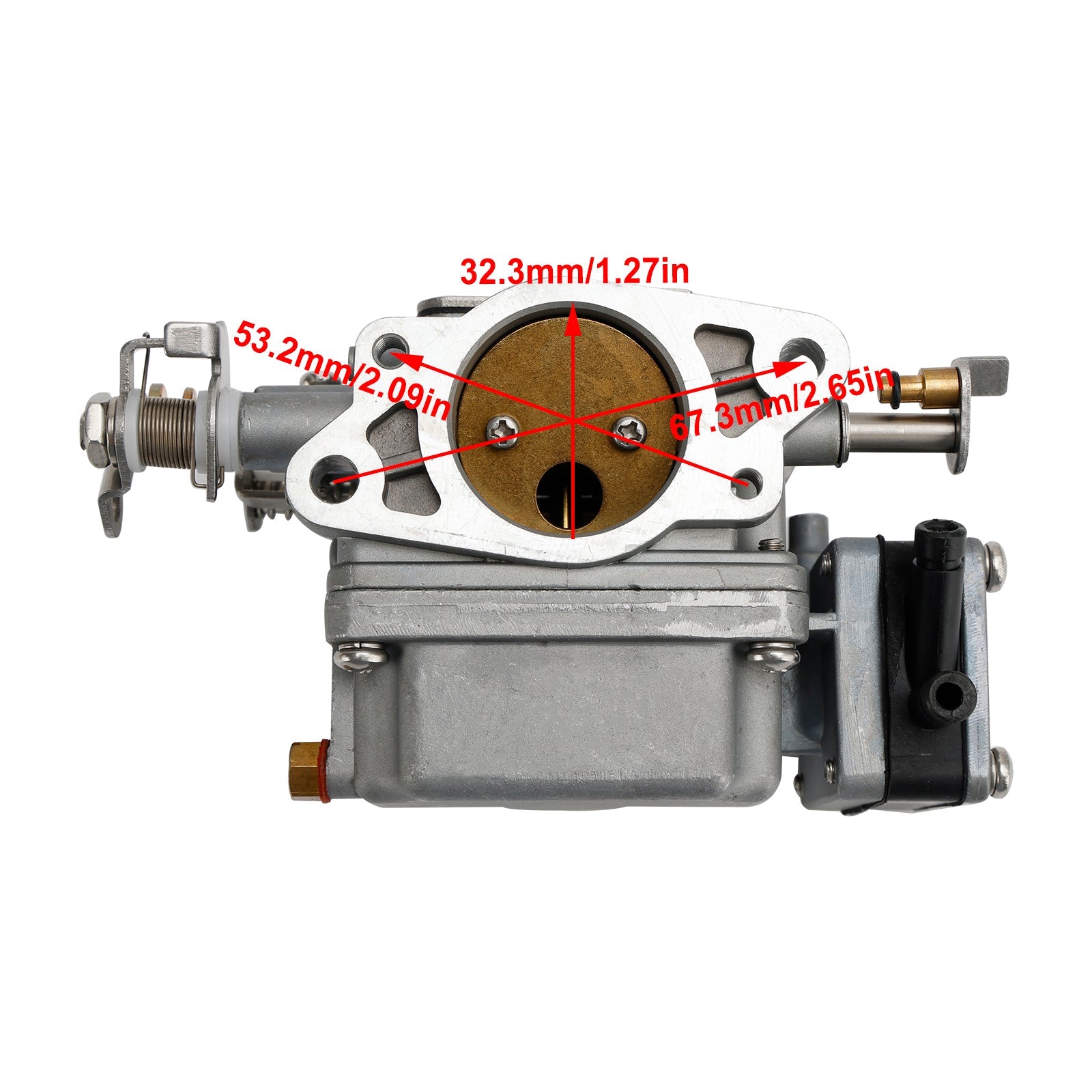 CARB DE LOSTO CARBORTO FIXA PARA YAMAHA FORTE 2 ALTE 20HP 25HP 6L2-14302-00