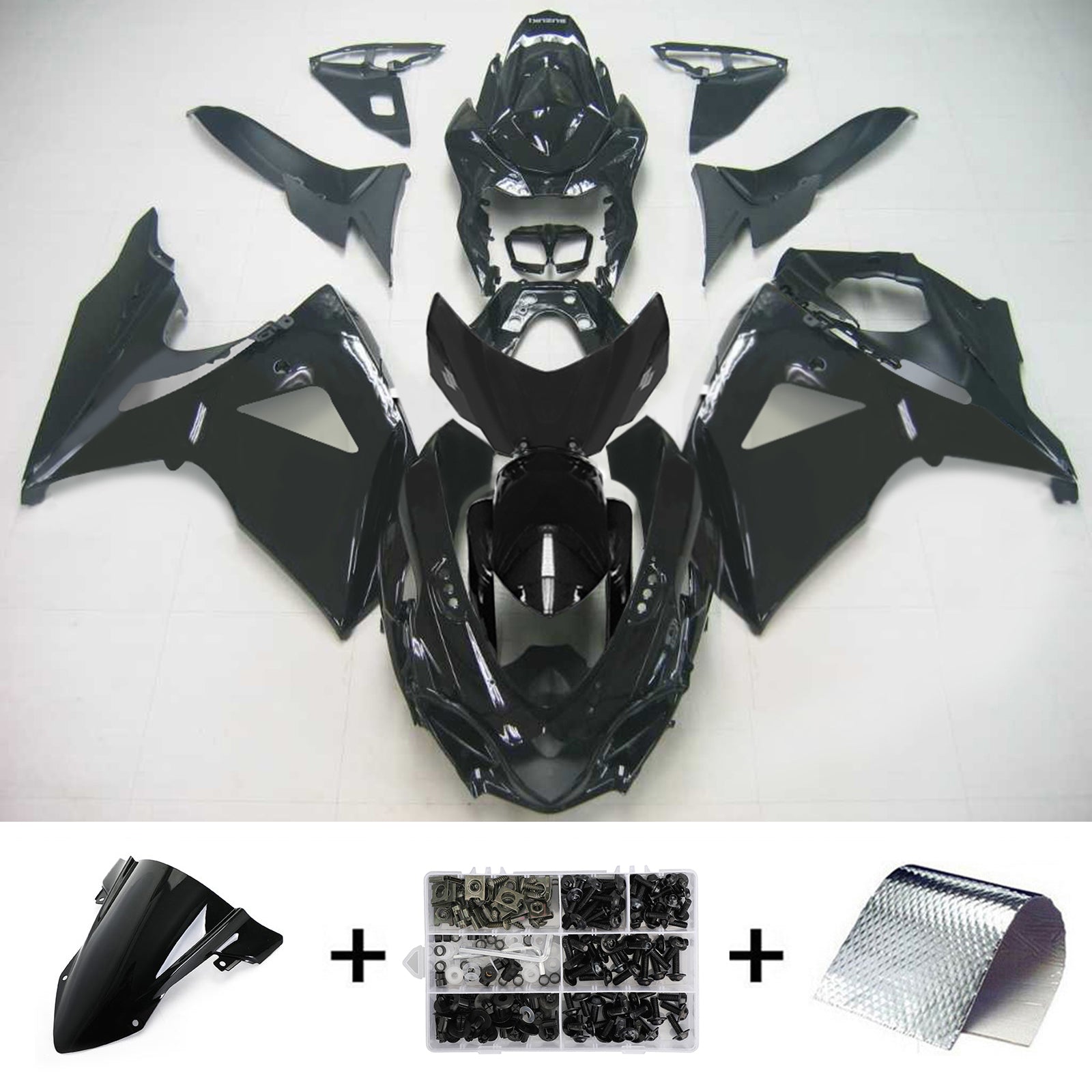 2009-2016 Suzuki GSXR1000 K9 Kit de carénage injection amotopart Bodywork Plastic Abs # 119