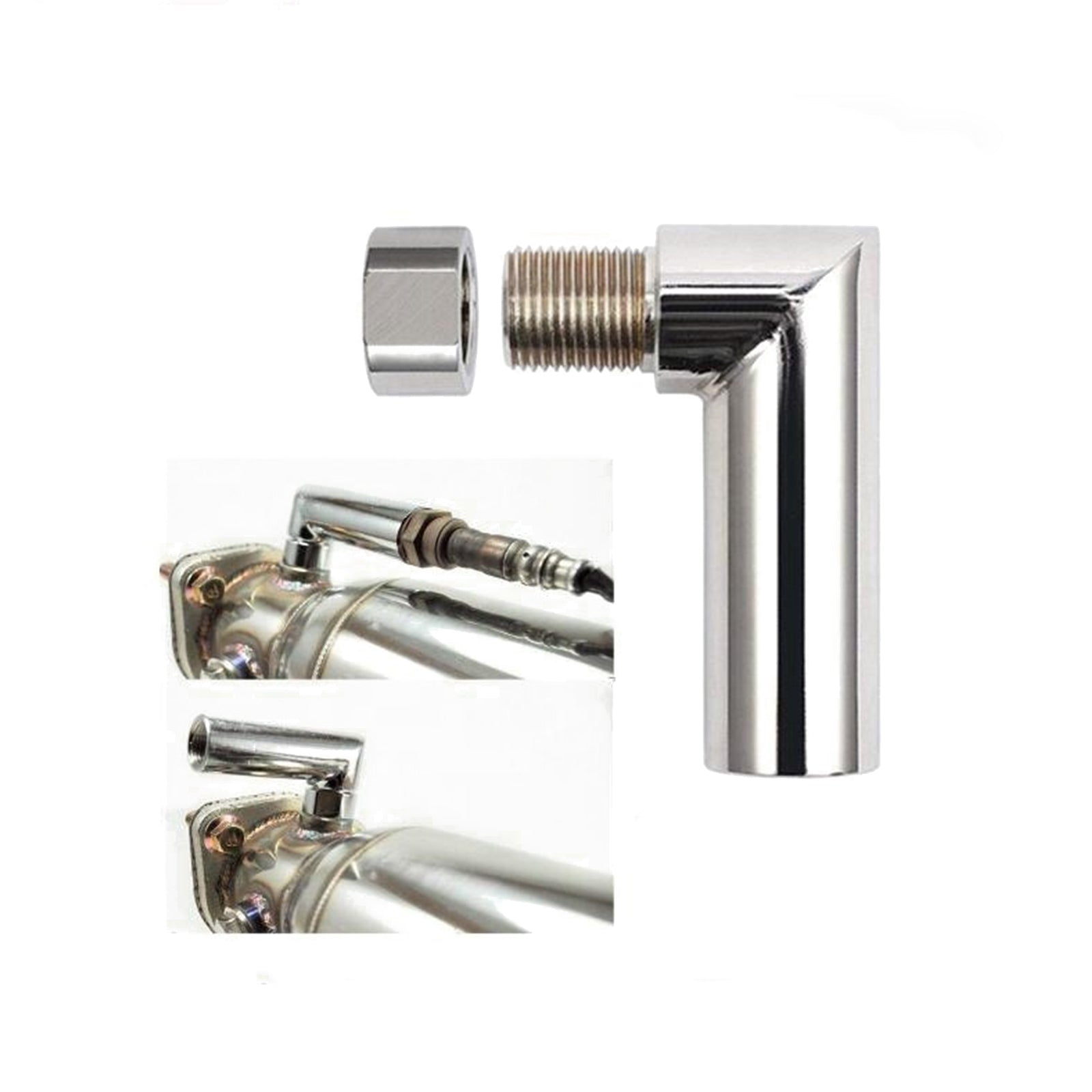 Capteur d'espacement d'oxygène O2, extension coudée à 90 degrés, extension de bonde 02 M18 X 1.5 générique