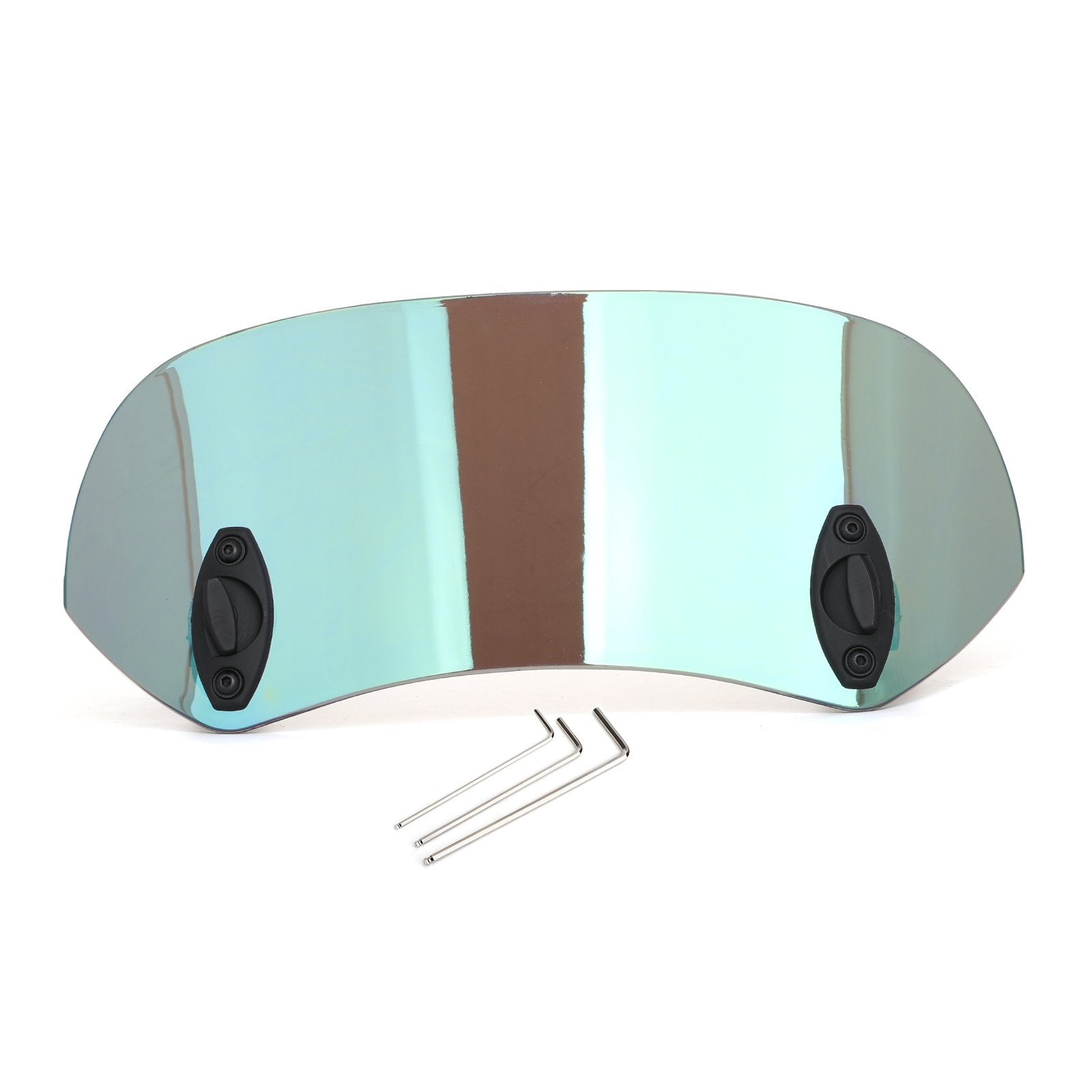 Clip ajustable para motocicleta, alerón de extensión de parabrisas, Deflector de viento genérico