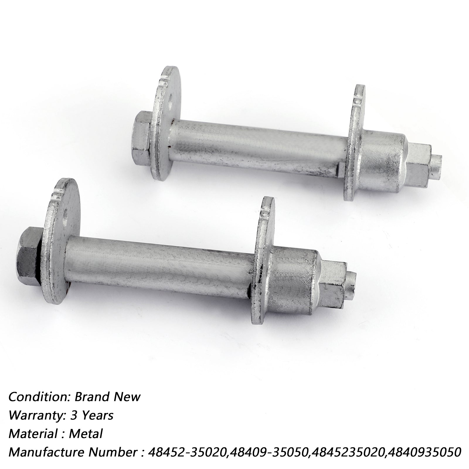 2PCS Toyota 4Runner 1996-2002 Tacoma 1995-2004 Nedre kontrollkamplatetå