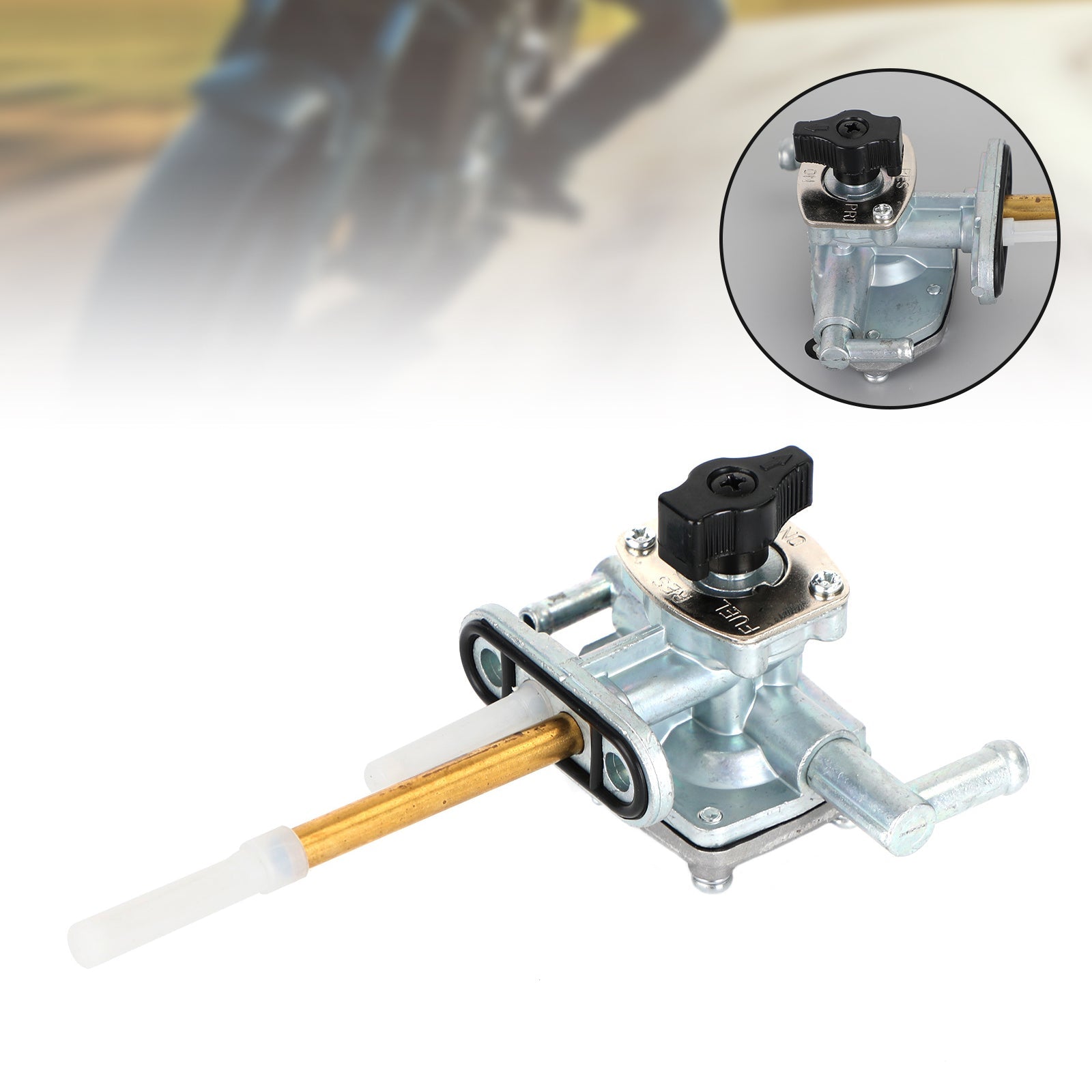 Gastank Brandstofkraan Benzinekraan voor Suzuki LTF400 LT-F400 Eiger 2003-2007 Generiek