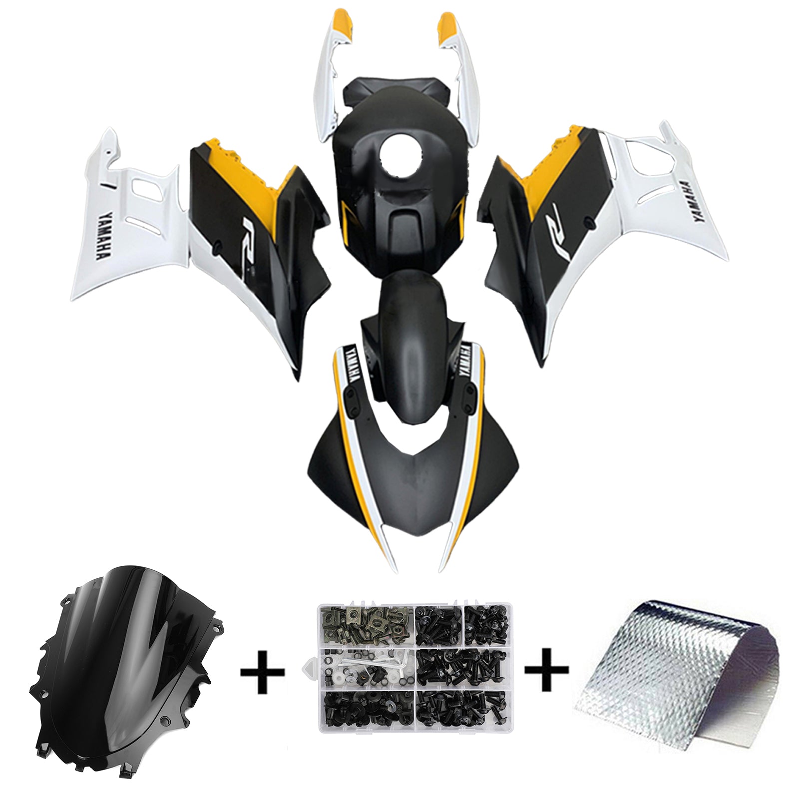 Kit de carénage Yamaha YZF-R3 R25 2019-2021, carrosserie en plastique ABS