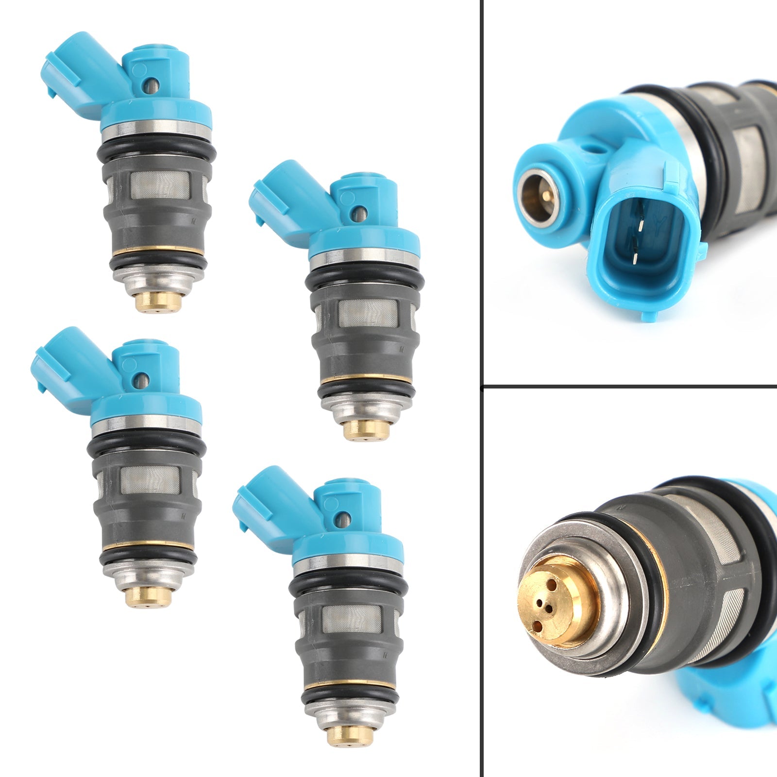 4 Stuks Brandstof Injectoren 23250-75070 Fit Toyota Hilux RZN14 Hiace RZH1 Dyna RZY2 1RZE Generieke