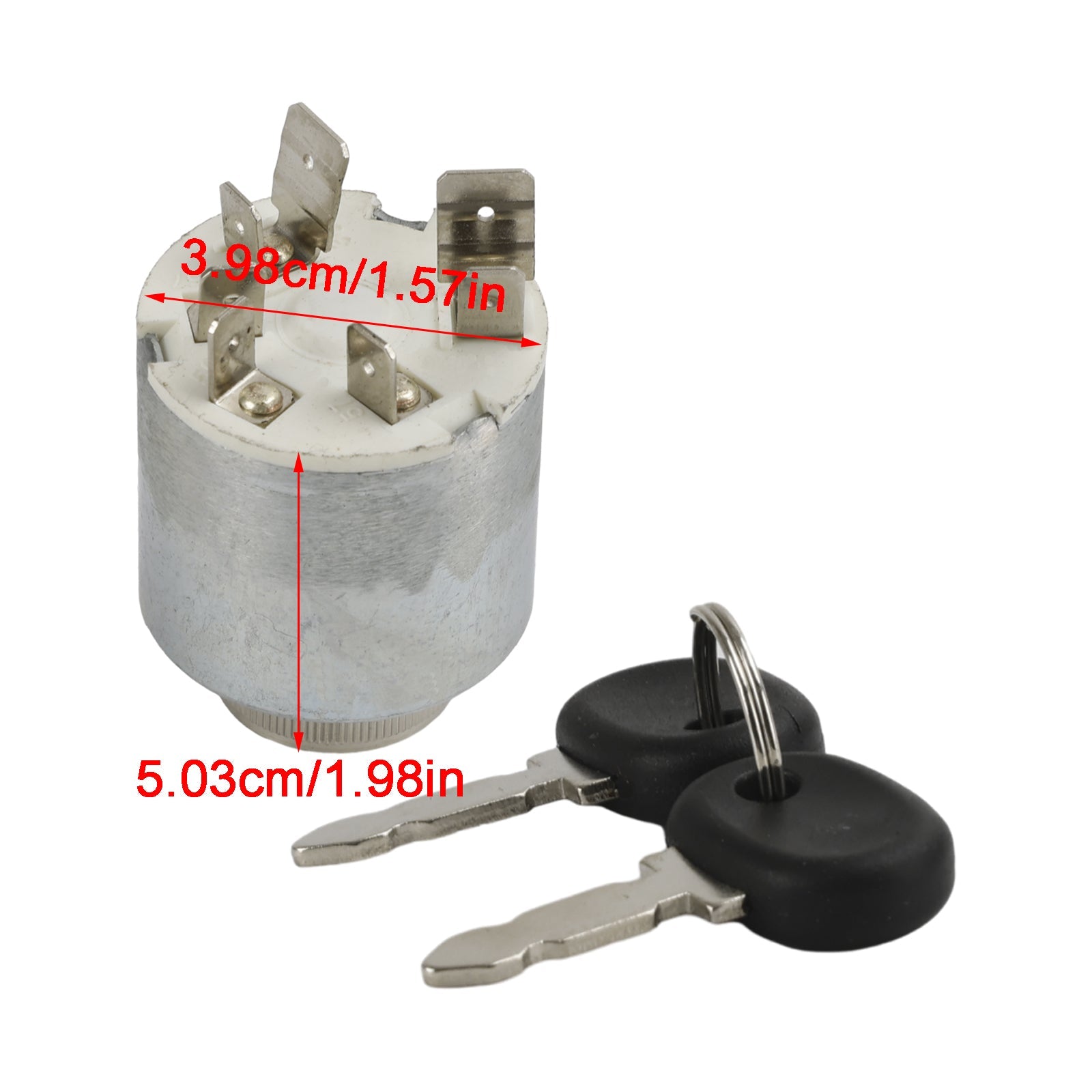 14159000 för nya Holland 5146155 5129862 499810 Tändbrytare med 2 nycklar