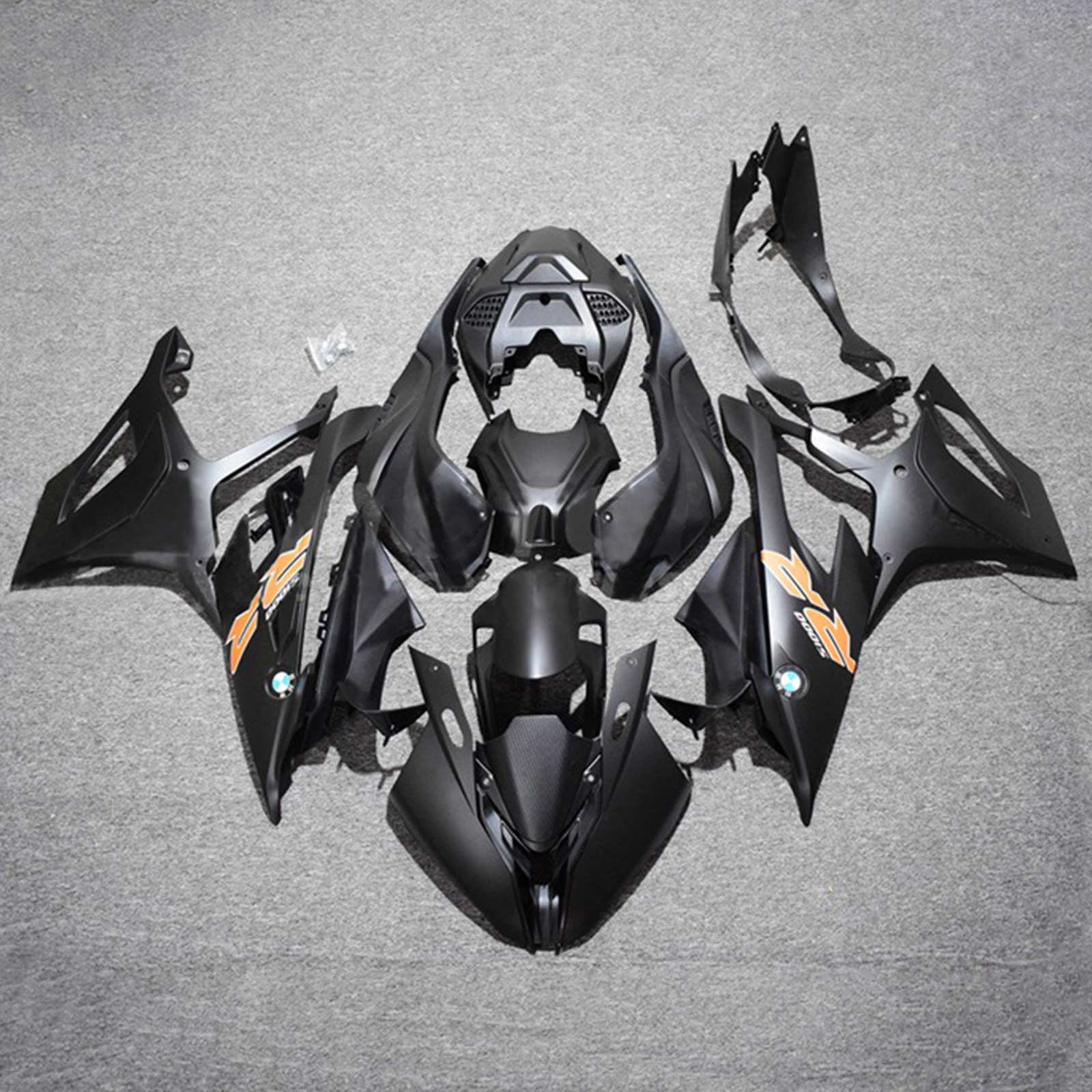2019-2022 BMW S1000RR AMOTOPART INJECTION KIT FAIRING BORDWORD PLASTIQUE ABS # 111