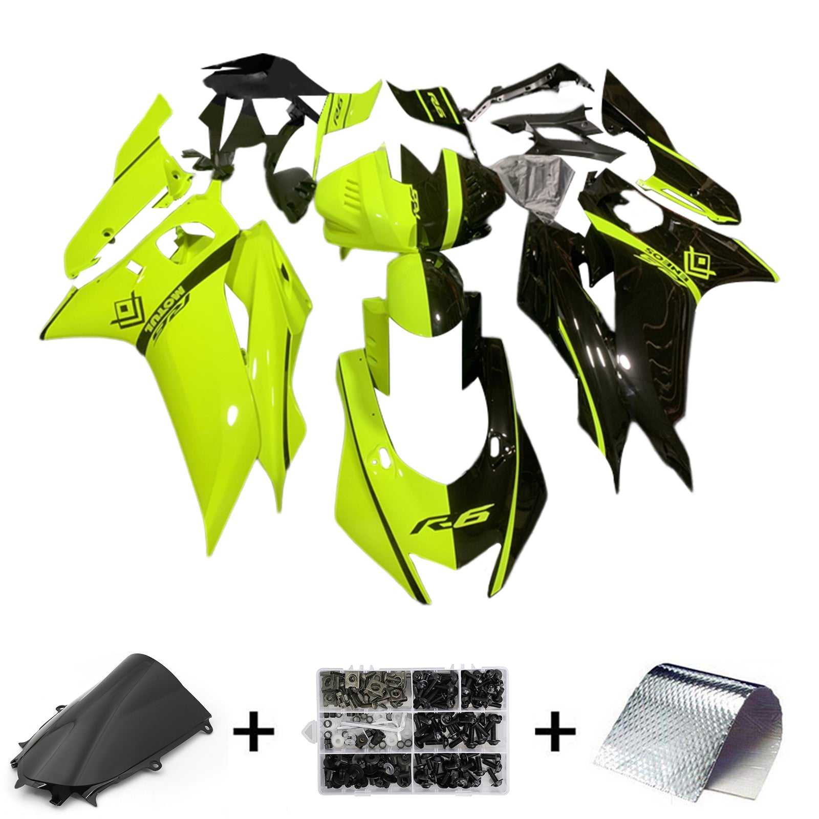2017-2022 YAMAHA YZF-R6 FAIRING KIT BODYWORK ABS