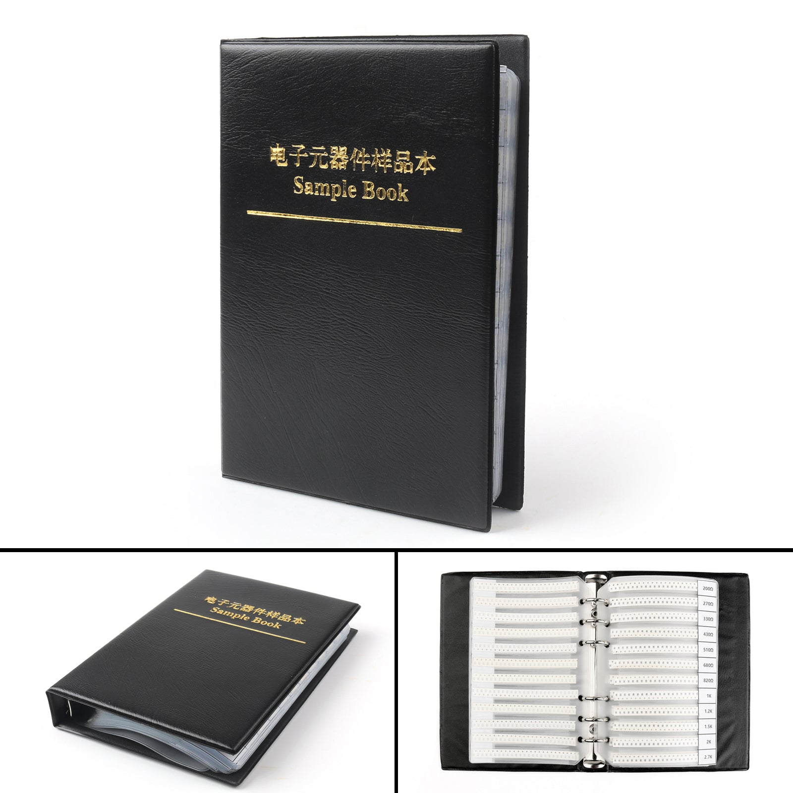 2000PCS 0805 1% SMD Chip SMT Weerstand 63 Waarden + Condensator 17 Waarde Voorbeeldboek