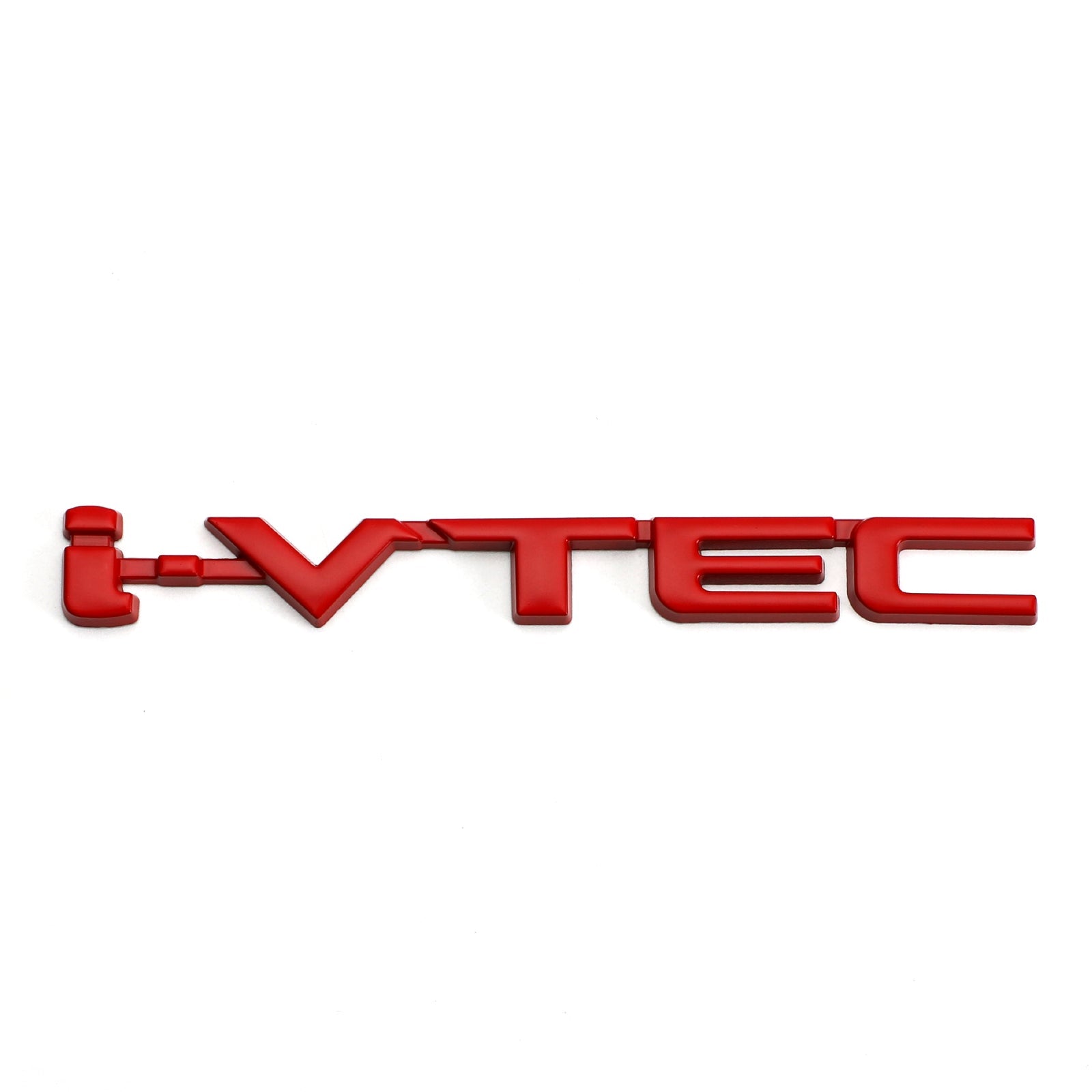 3D Metal I-Vtec Car Trunk Back Turbo Fender Emblem Badge Decals Stickers Silver Generic