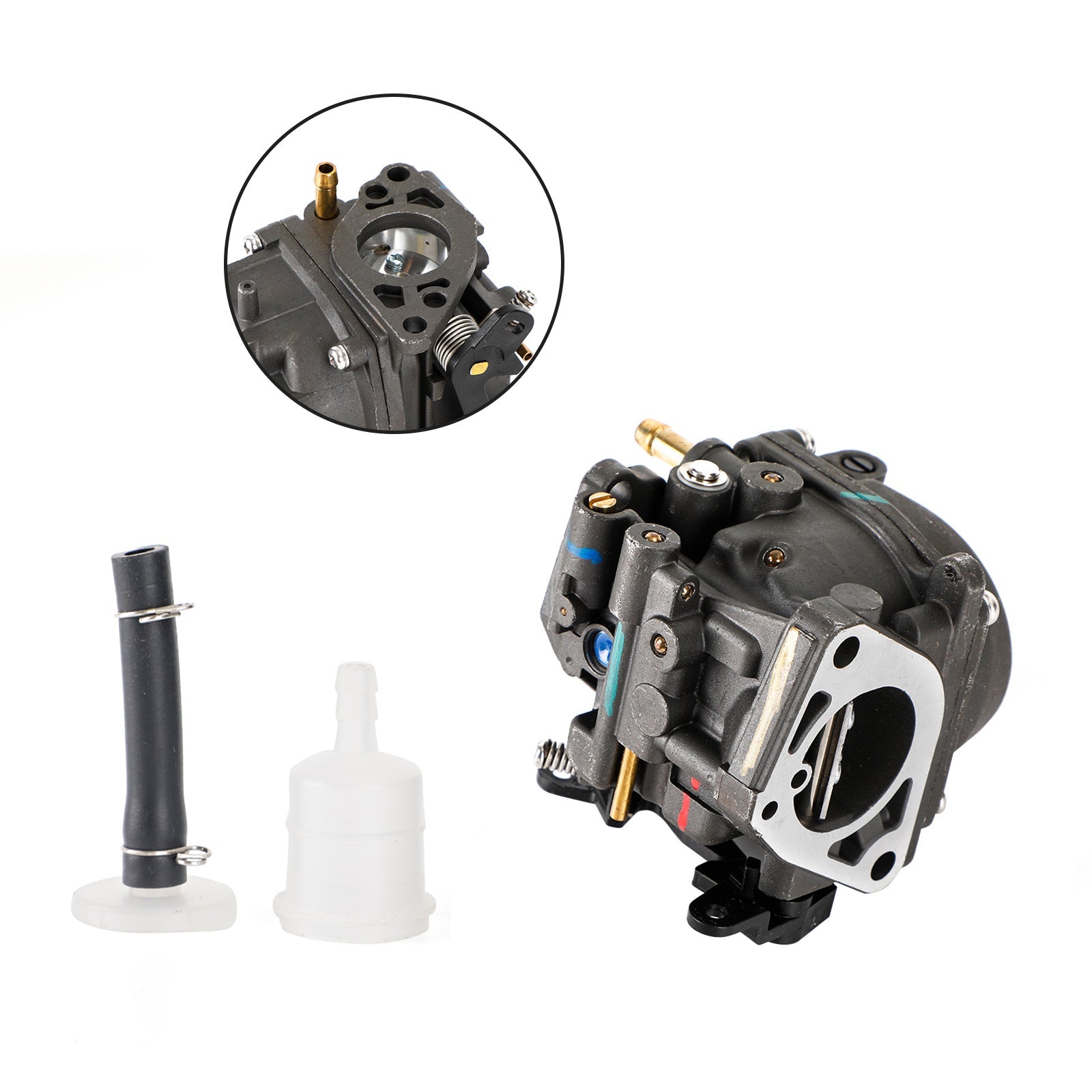 Carburateur de moteur hors-bord adapté pour 16100 ?ZV4 ?D22 BF15A1 BF15A2 BF15AH BF15AK générique