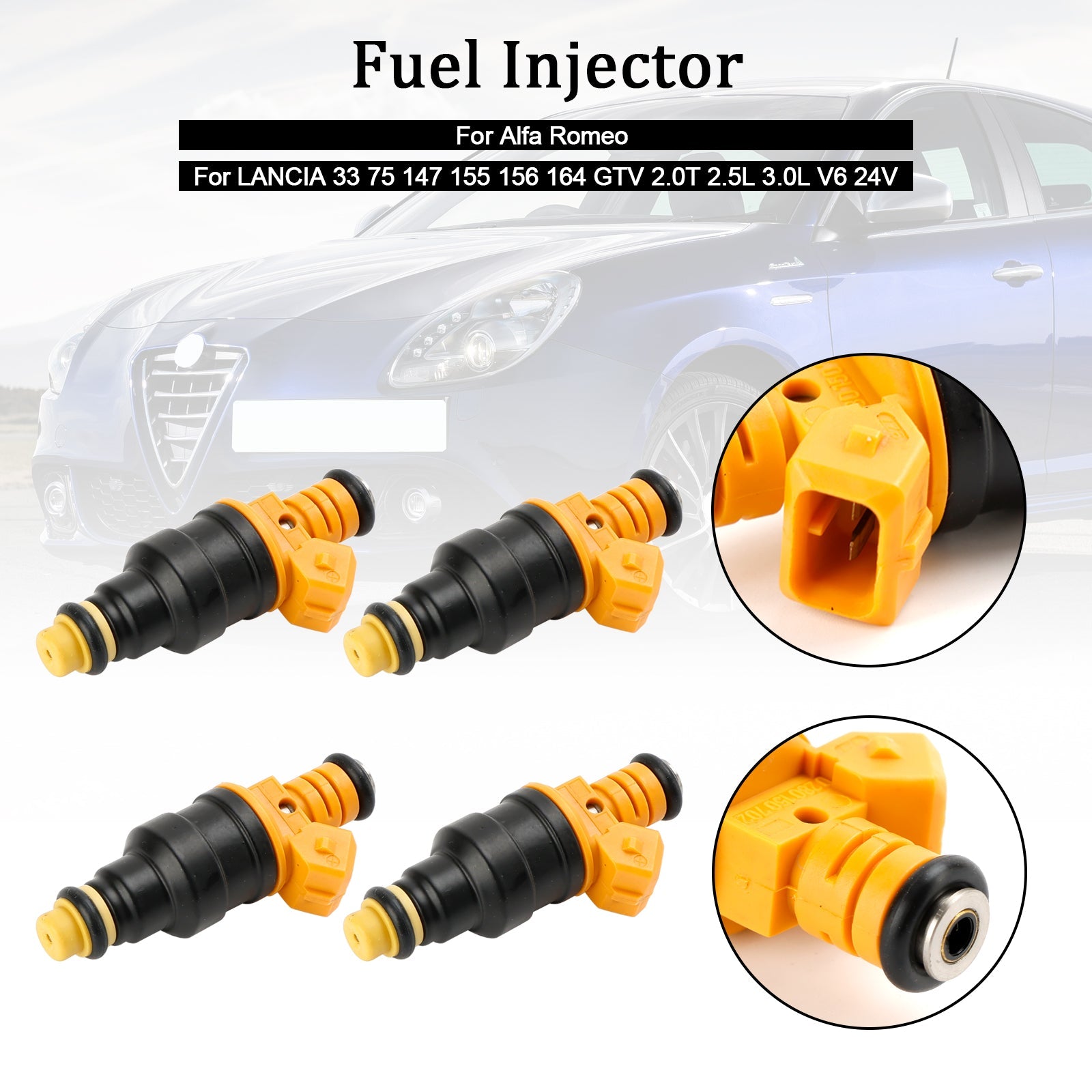 4pcs Injector paliva 0280150702 Fit Alfa Romeo Fit Lancia 147 155 156 164 2,0T