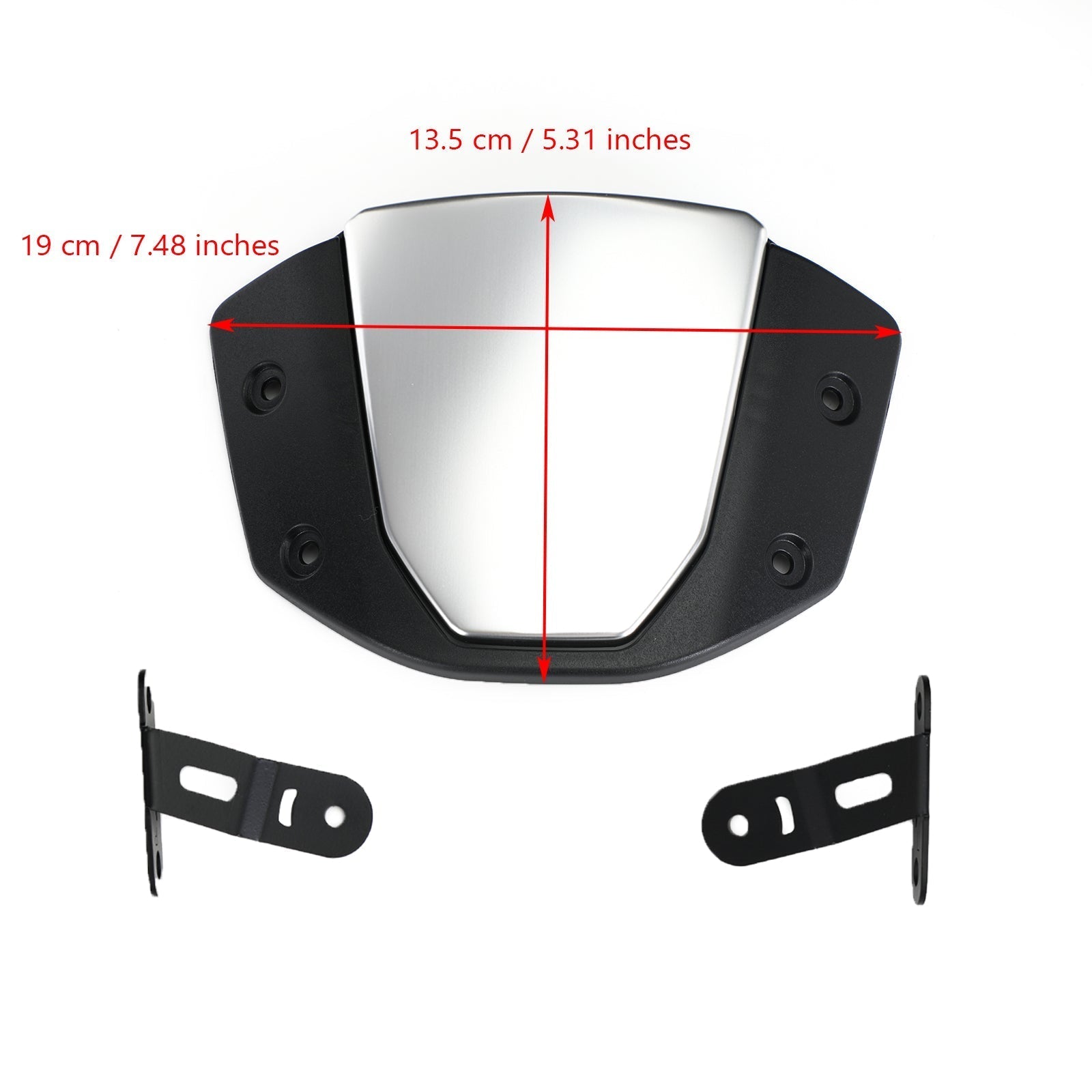 Vindrutan vindruteskydd passar för Honda CB125R CB250R CB300R 2018-2020