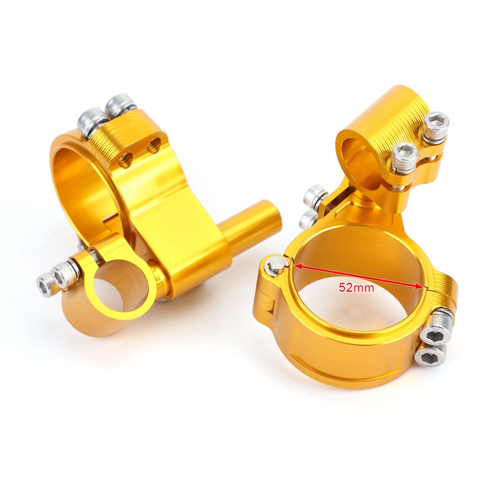 Kit de guidon de Tube de fourche CNC rotatif réglable universel, Clip de billette 52mm générique