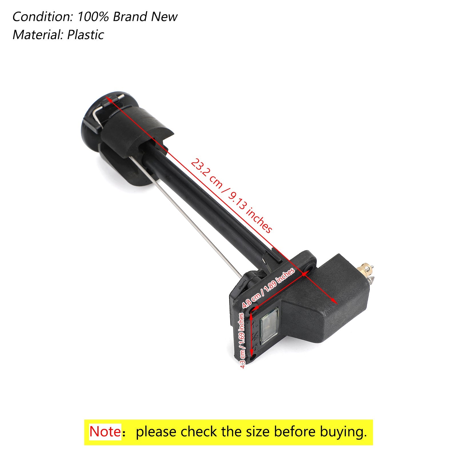 Medidor de tanque de combustible, gestión de conjunto para Motor fueraborda Yamaha, 12L, 24L