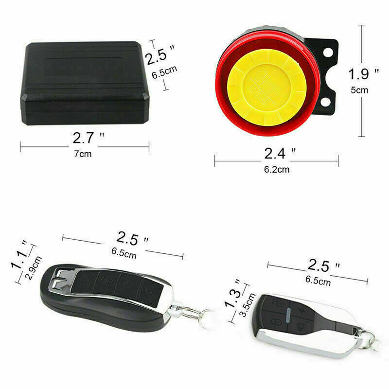 Démarrage alarme GB contrôle antivol sécurité Scooter A3 moteur à distance système moteur