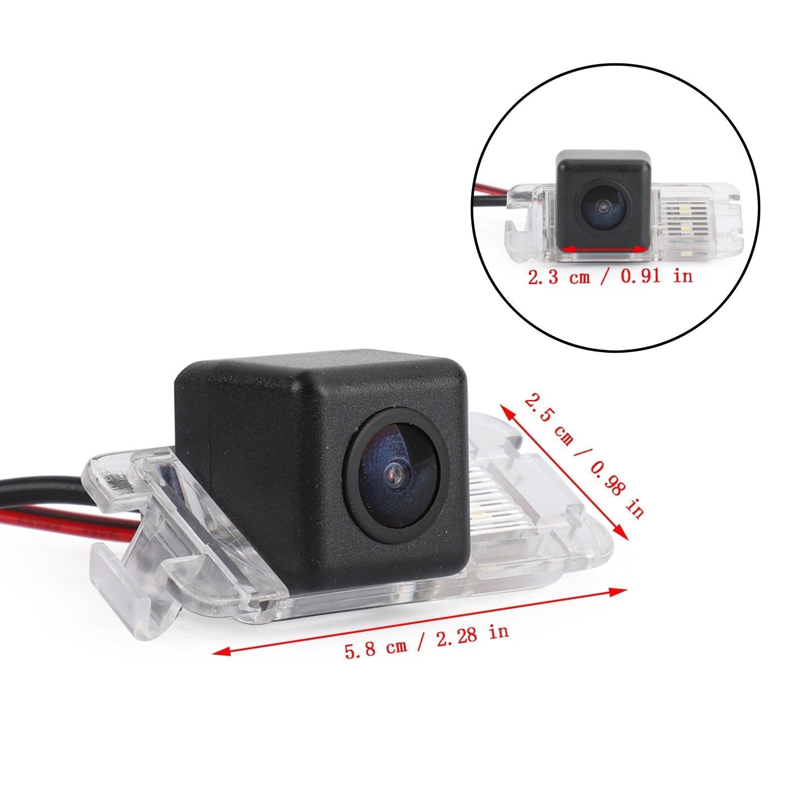 Reverse Backup Camera 170掳 Fit For FORD MONDEO/FIESTA/FOCUS HATCHBACK/S-Max/KUGA