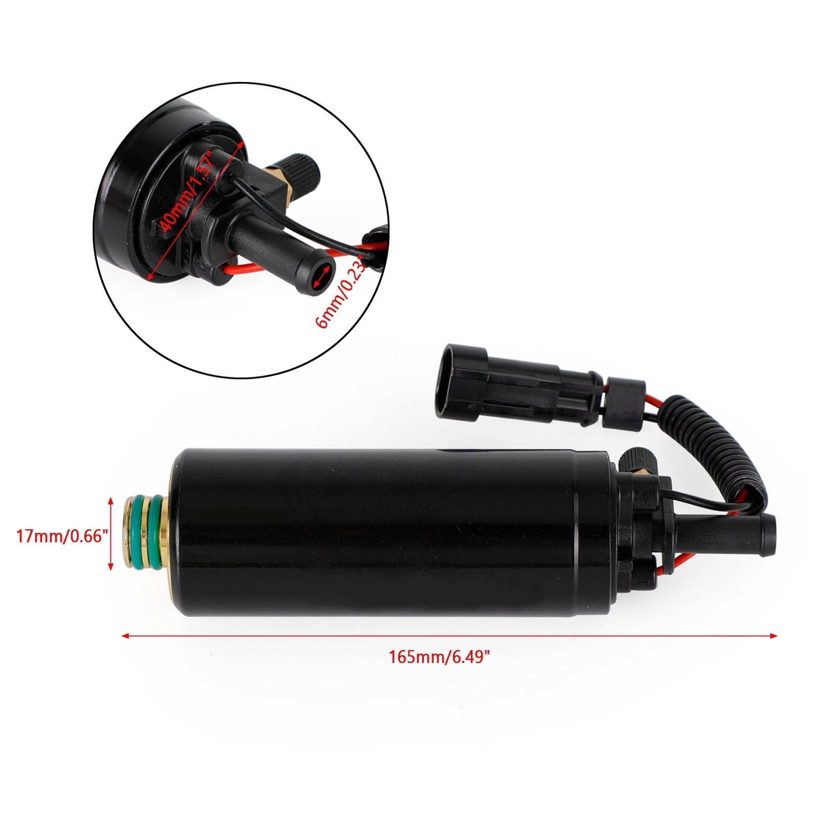 Bränslepump för Johnson Evanrude 200-300hp 05-14 Ånseparator 5006063 5009118 Generisk