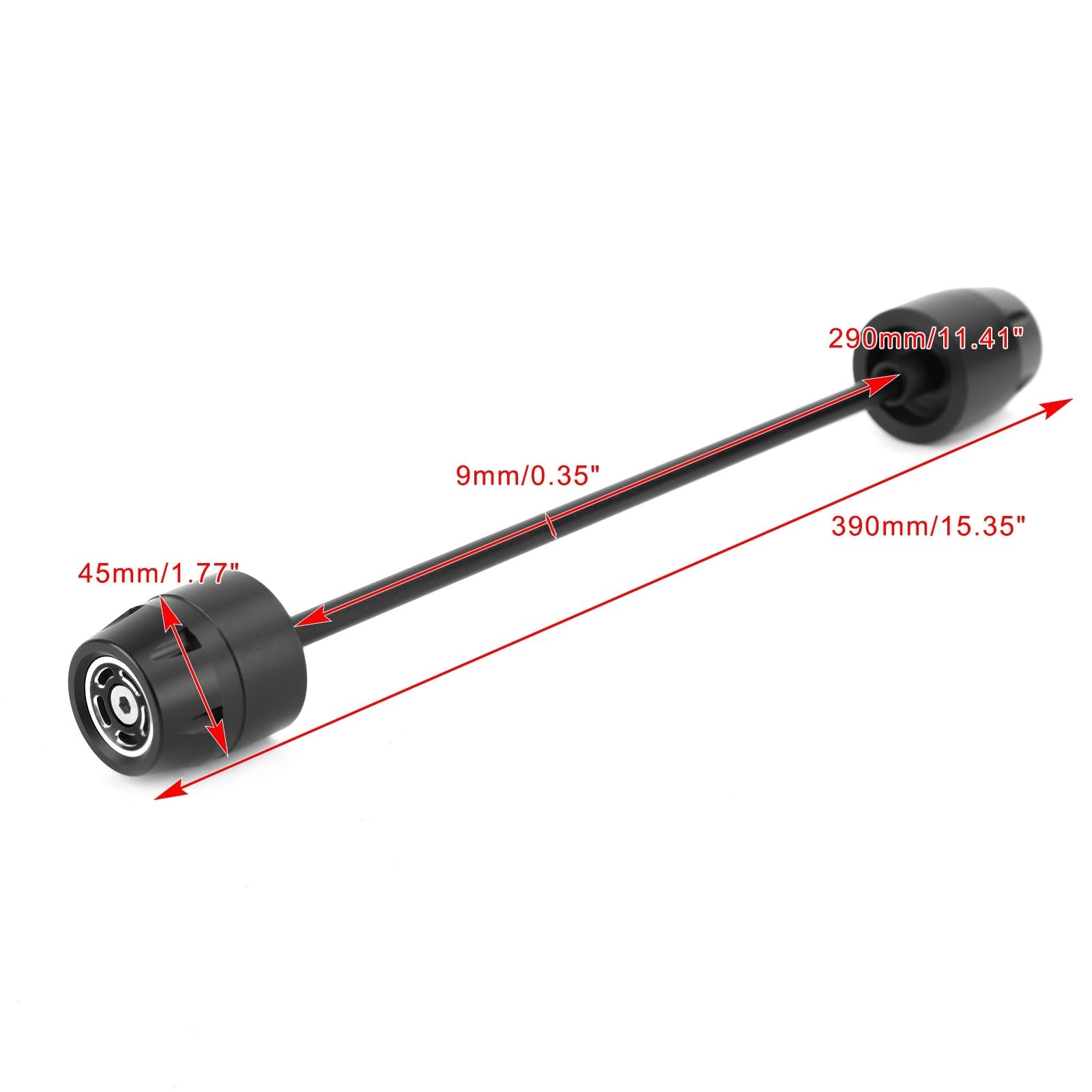 Areyourshop curseur de roue de bobines de broche arrière adapté pour Ducati Scrambler Sixty2 Classic Icon générique