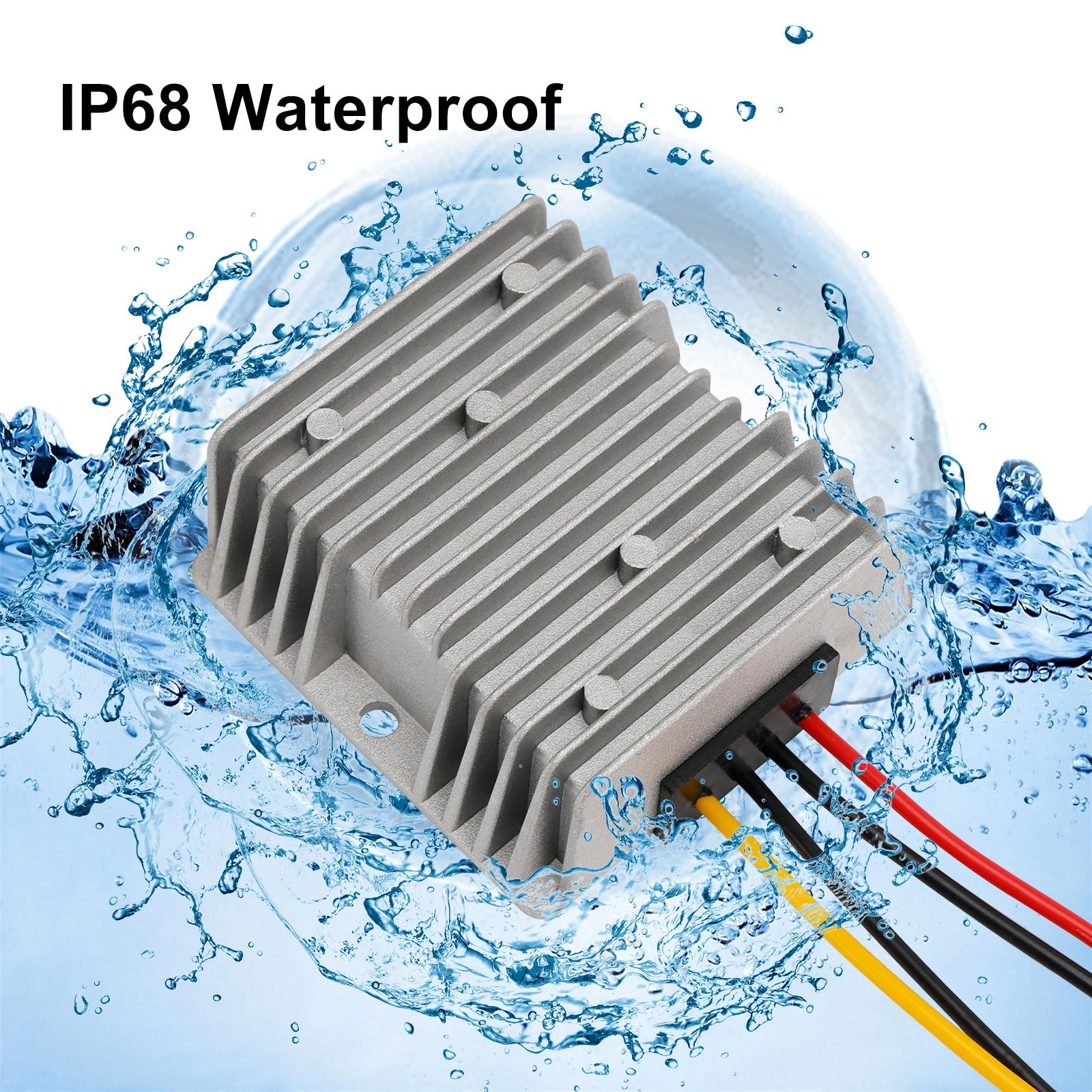 DC-DC 12/24V-36V 3A 108W Steg upp bilströmförsörjningskonverterare Regulator Vattentät