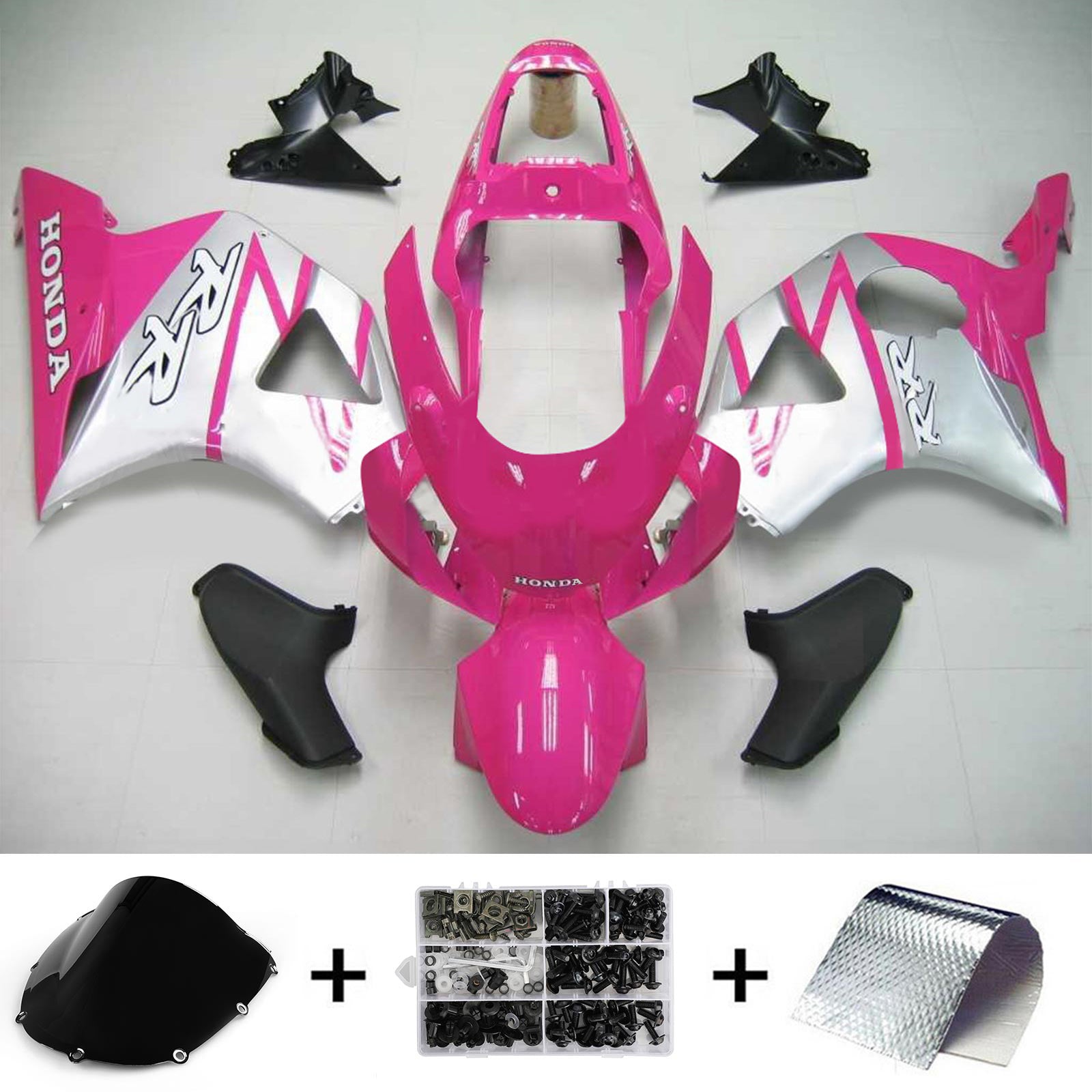 2002-2003 Honda CBR954 Amotopart Injeksjon Fairing Kit Bodywork Plastic ABS #107