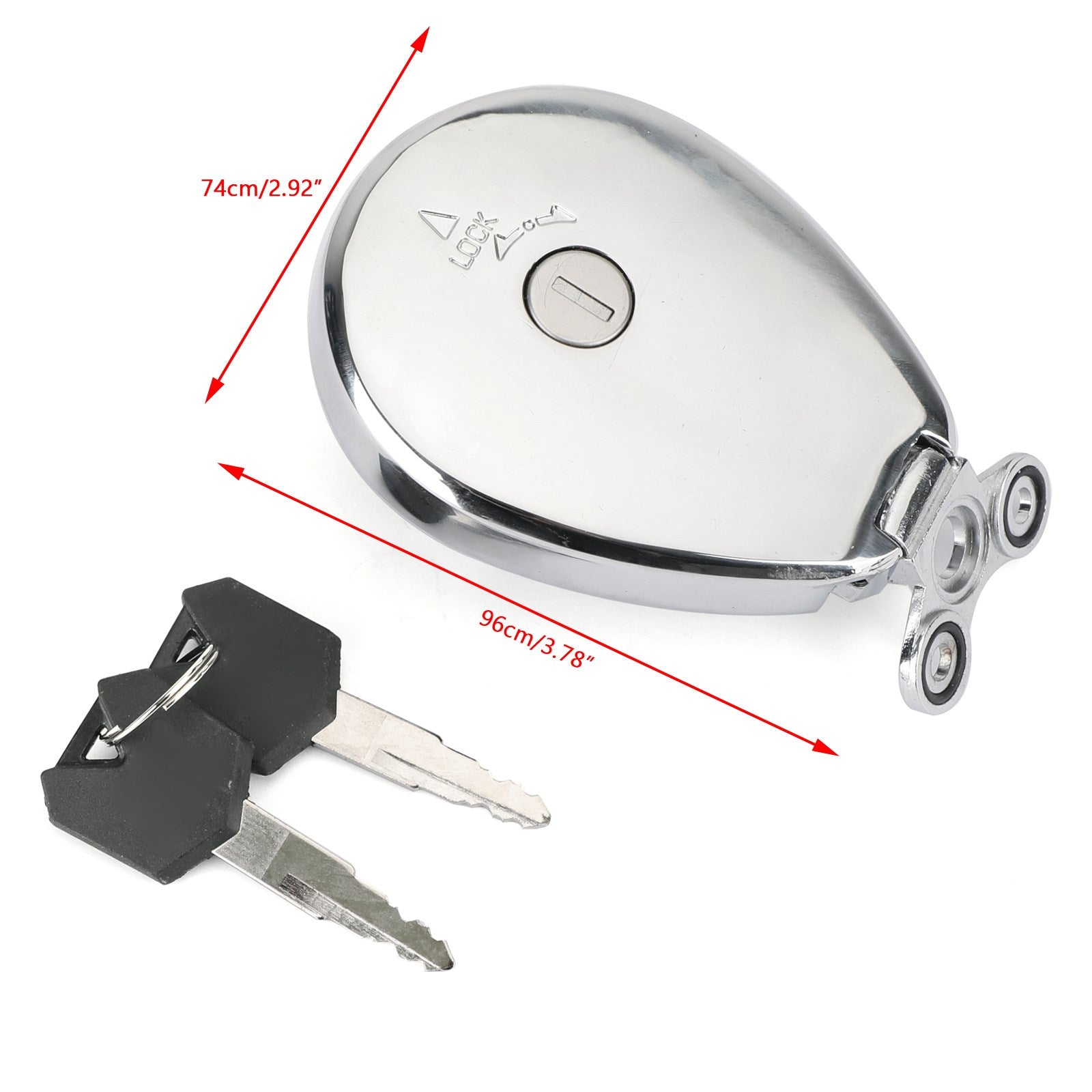 Kawasaki EL250 ZL400 ZL600 Eliminator EN400 EN500 Fuel Gas Tank Cap + Keys 51049-1142 51049-1088 Generisk