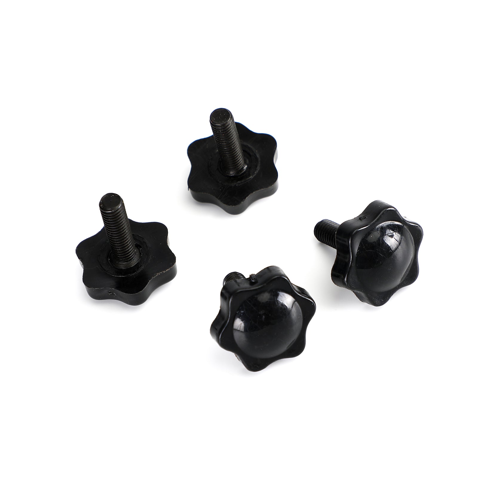 Parafusos de trava da alavanca do alforje & Conjunto de porcas pretas para Glide King Touring 96-19