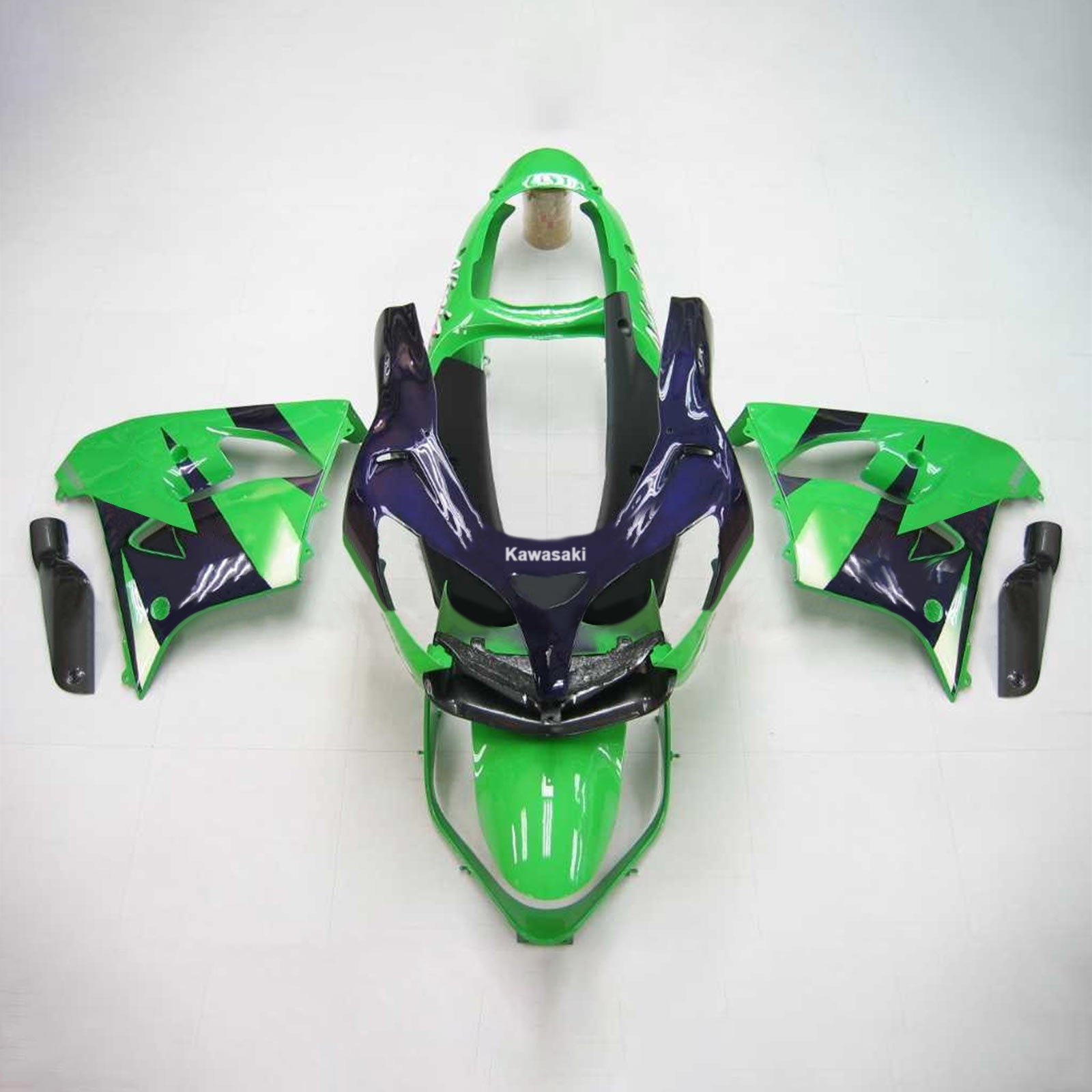 2000-2001 KAWASAKI ZX9R AMOTOPART INJECTION KIT FAIRING BODLWORD PLASTIQUE ABS # 117