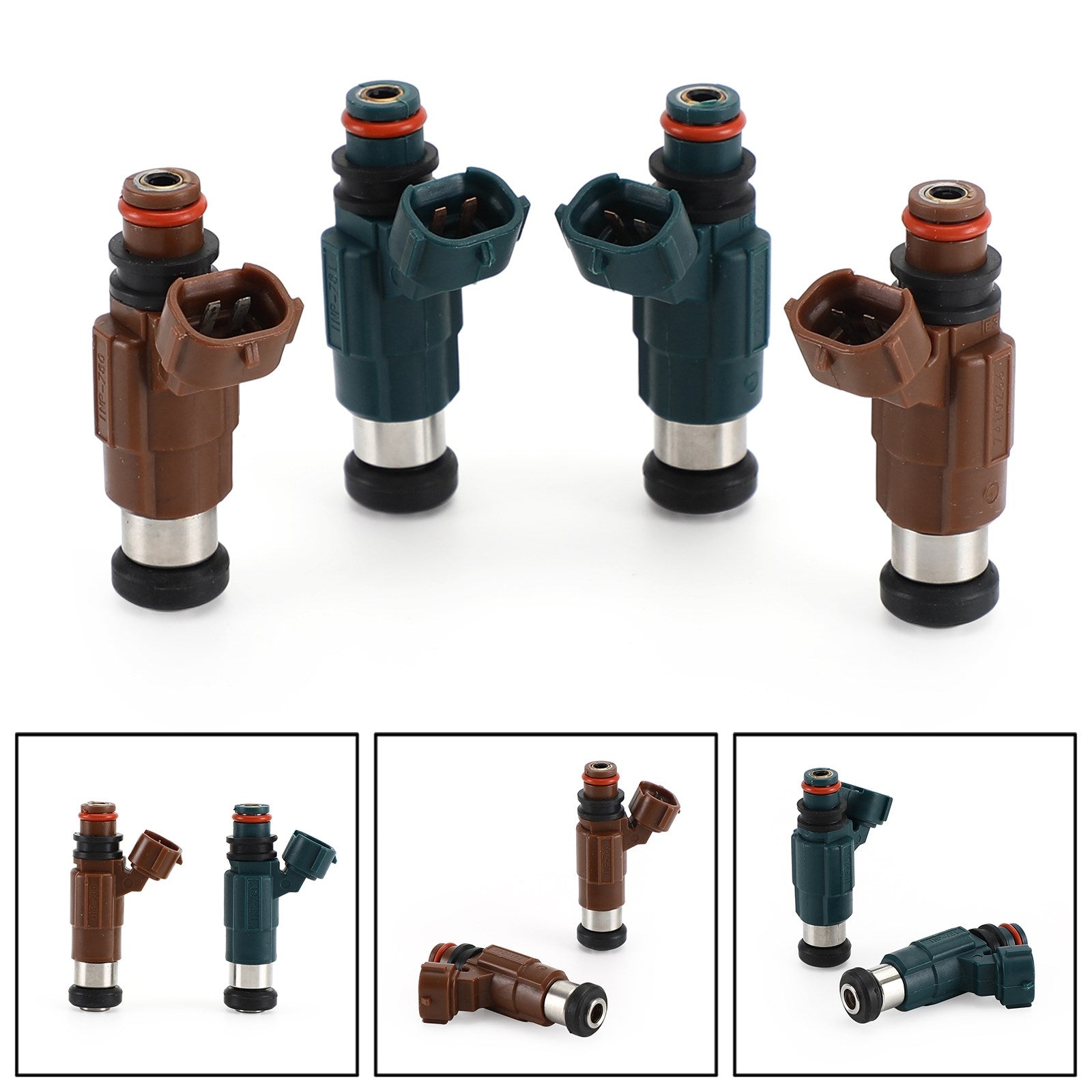 4 inyectores de combustible INP780 & INP781 compatible con Mazda Protege 1.8/2.0L 1999-2002 842-12285