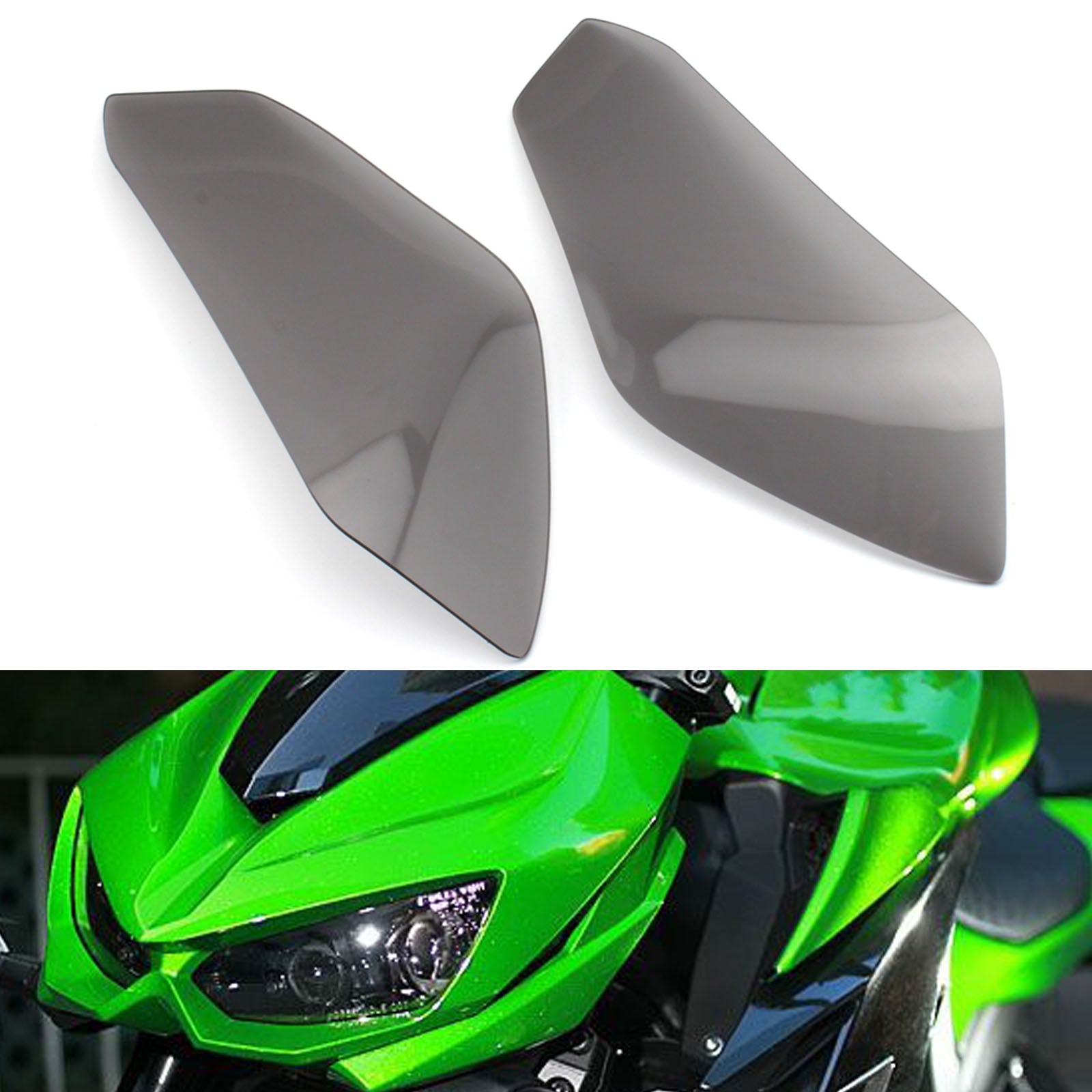 Cubierta de protección de lente de faro delantero para Honda Cbr1000Rr 2017-2020, color humo genérico