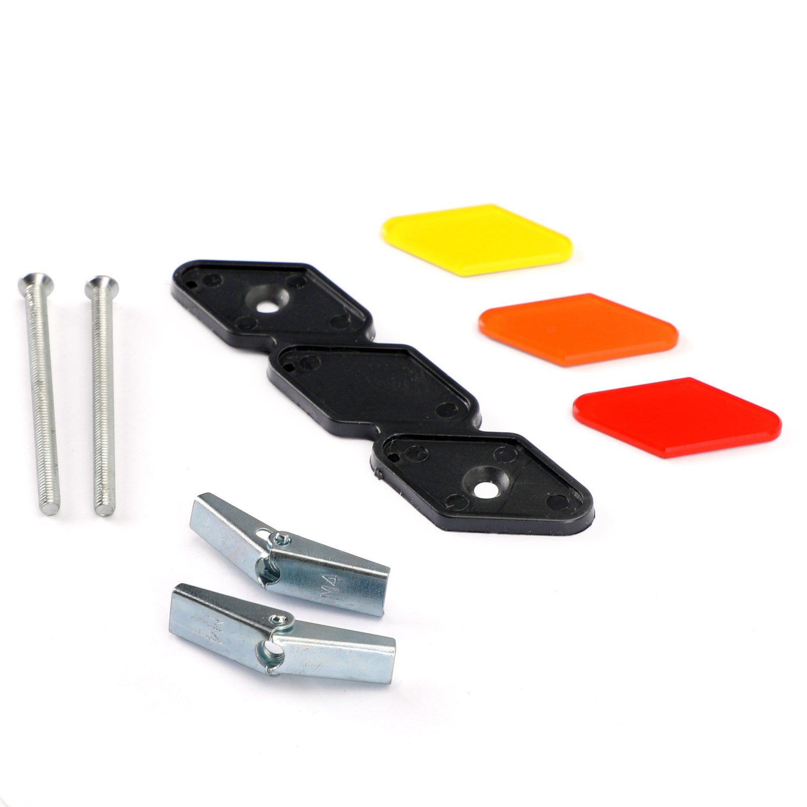 Tri-Color 3 Grille Badge Emblem för Toyota Tacoma 4Runner Tundra Rav4 Highlander Generic