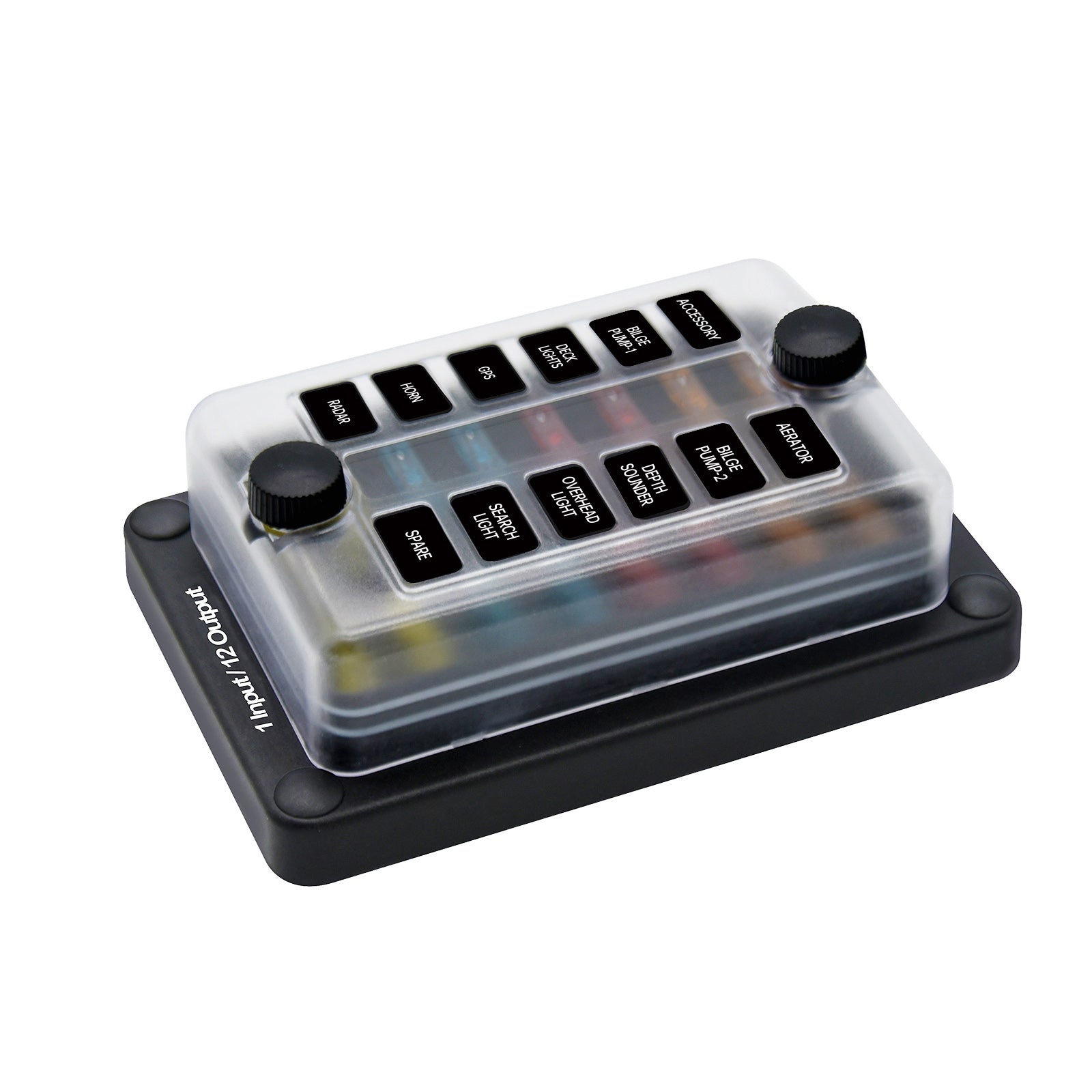 6-weg/12-weg meszekeringkastblokhouder ATO ATC voor auto-marineboot waterdicht