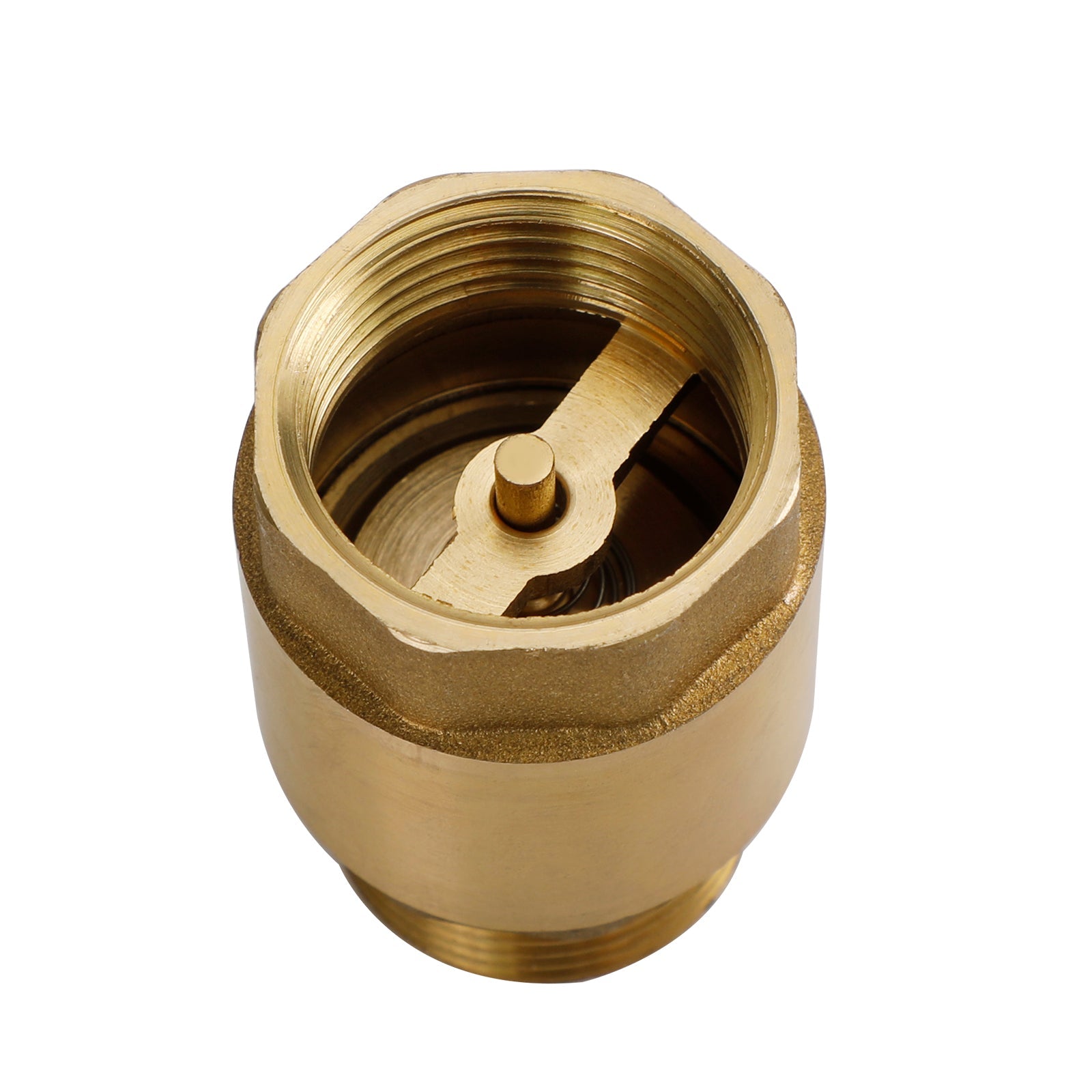 Válvula de retenção de latão G1/2" G3/4" G1" Prevenção de refluxo sem retorno com rosca M para F