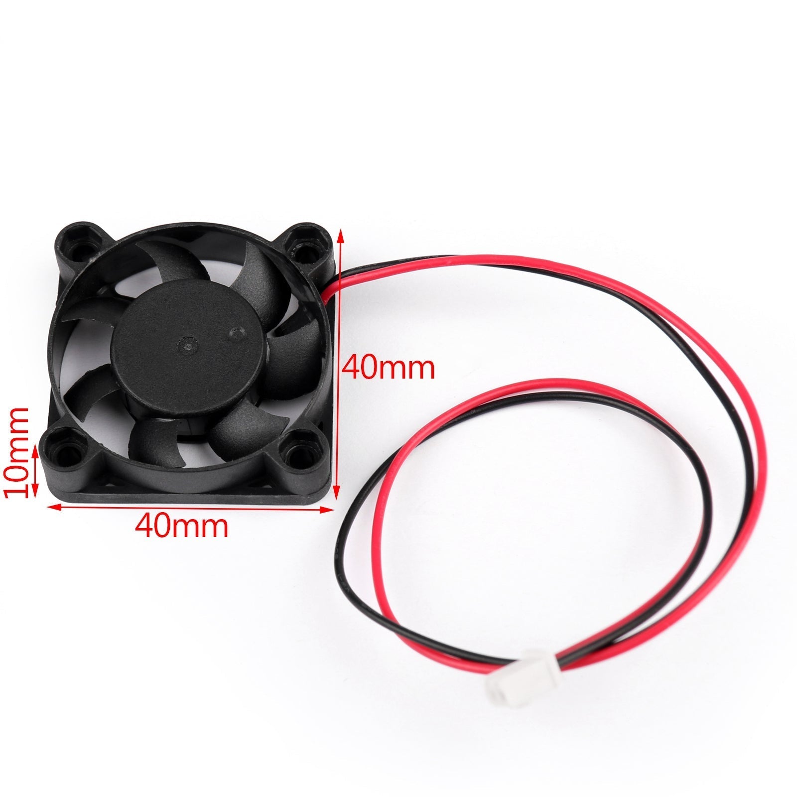 4PCS DC BRUSHLESS KJØLING PC COMPUTER FAN 24V 4010S 40x40x10mm 0.15A 2 Pin Wire