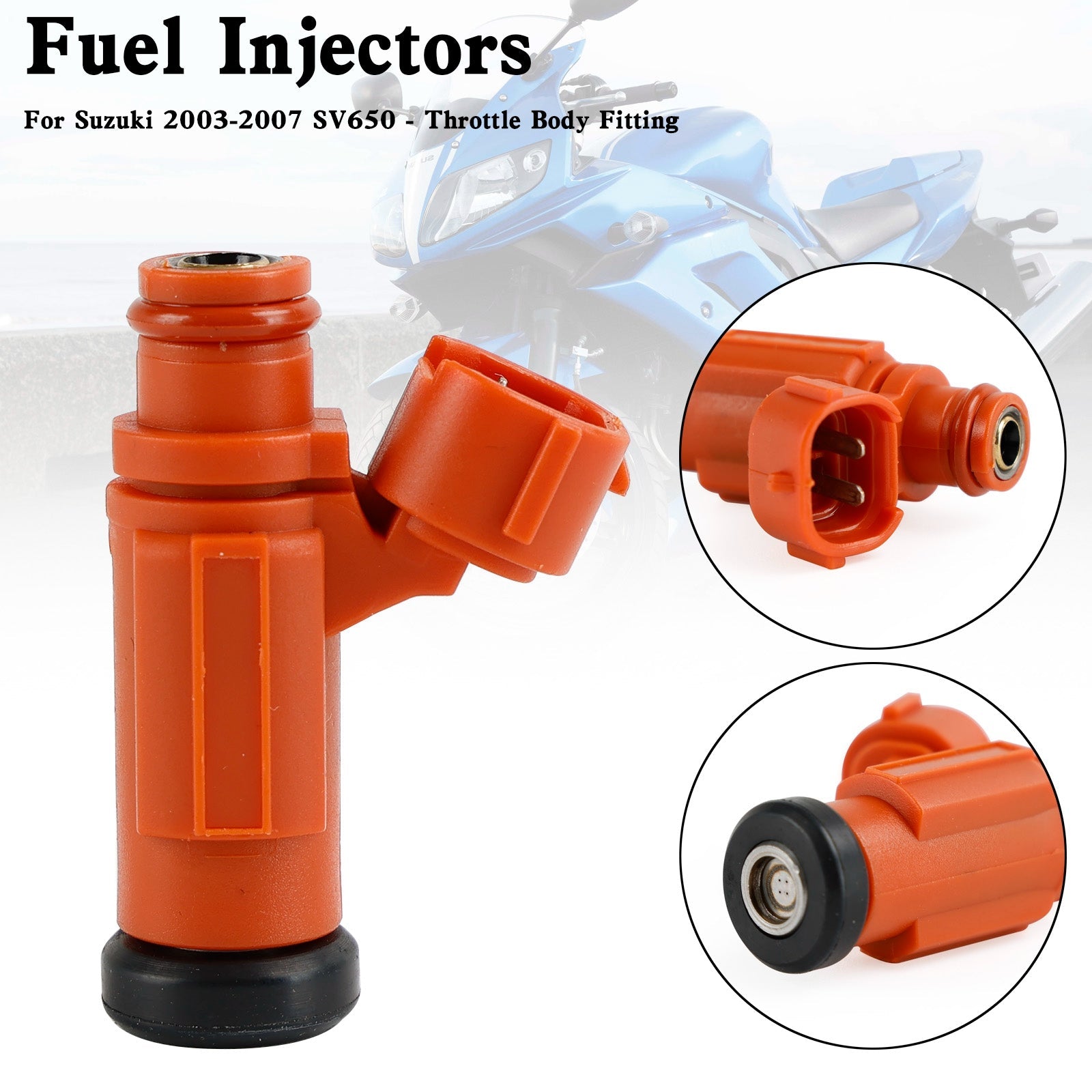 Inyector de combustible 15710-17G00 para Suzuki GSX-R600/750 Vstrom 650 SV650 2003-2007