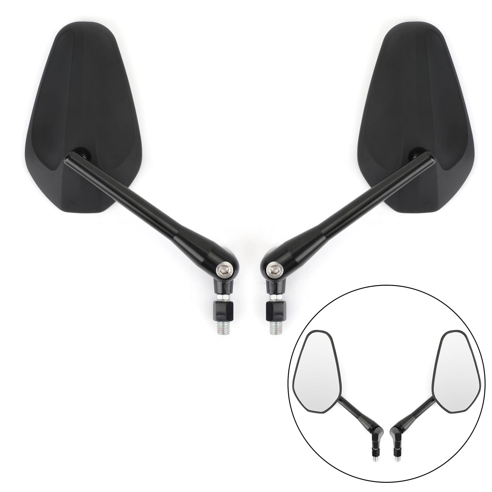 Spätné zrkadlo M10 pre motocykel pre motocykle Custom Cruiser Cafe Racer Universal Generic