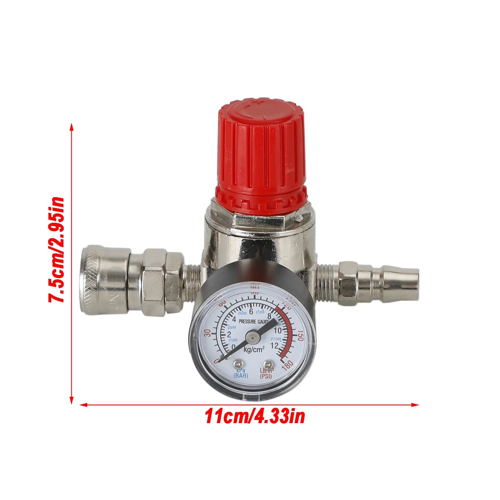 Compressor de ar 1/4" Válvula de controle do interruptor do manômetro do regulador 175 psi