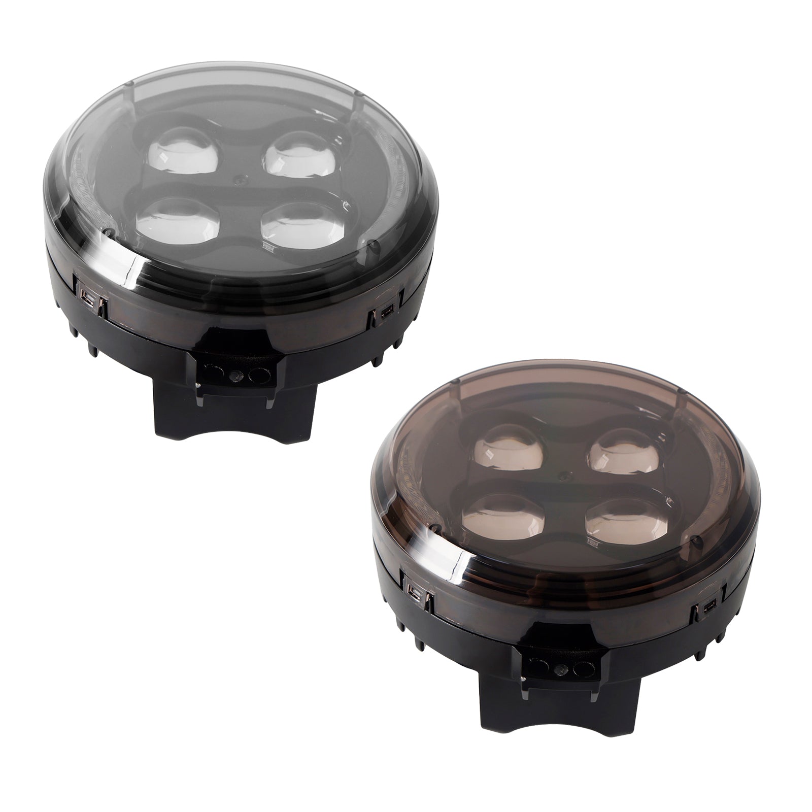 Kit Haddlamp de cubierta protectora de faro para HONDA CM300 500 1100 CL500 humo