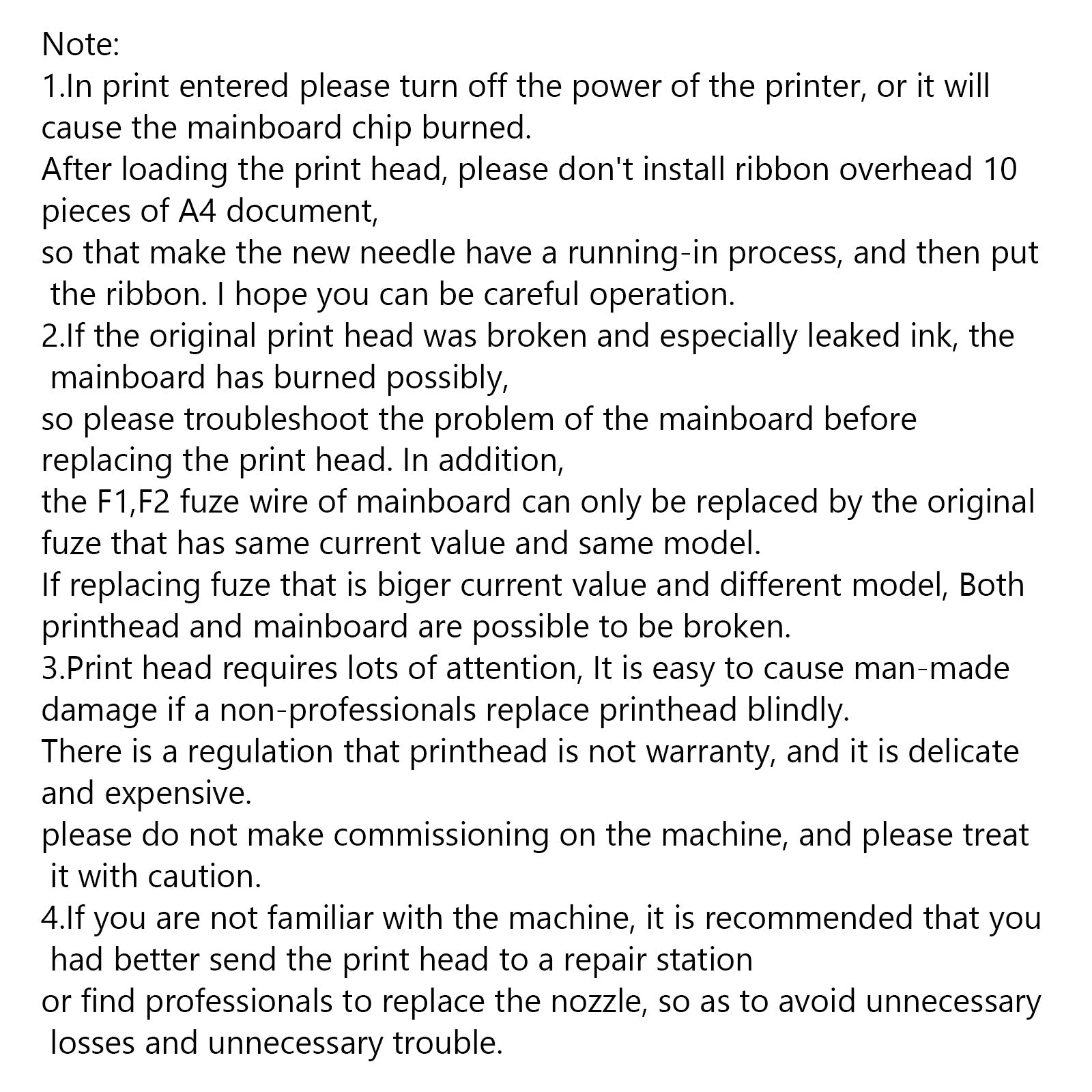 Cabezal de impresión de impresora de repuesto QY6-0050 para Canon 900PD I900D I950D IP6100D IP6000D
