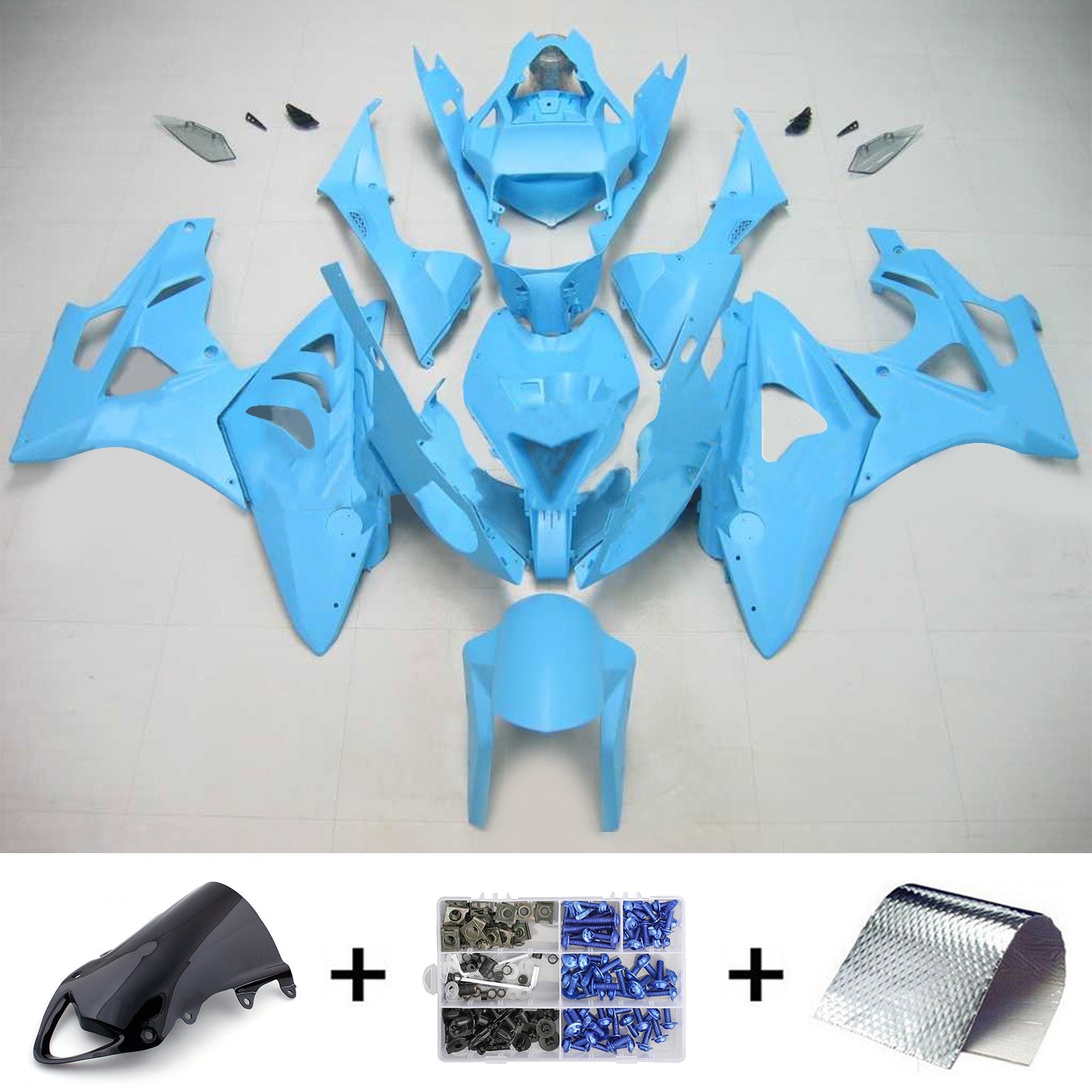 2009-2014 BMW S1000RR Kit de carenagem Bodywork Plastic ABS genérico