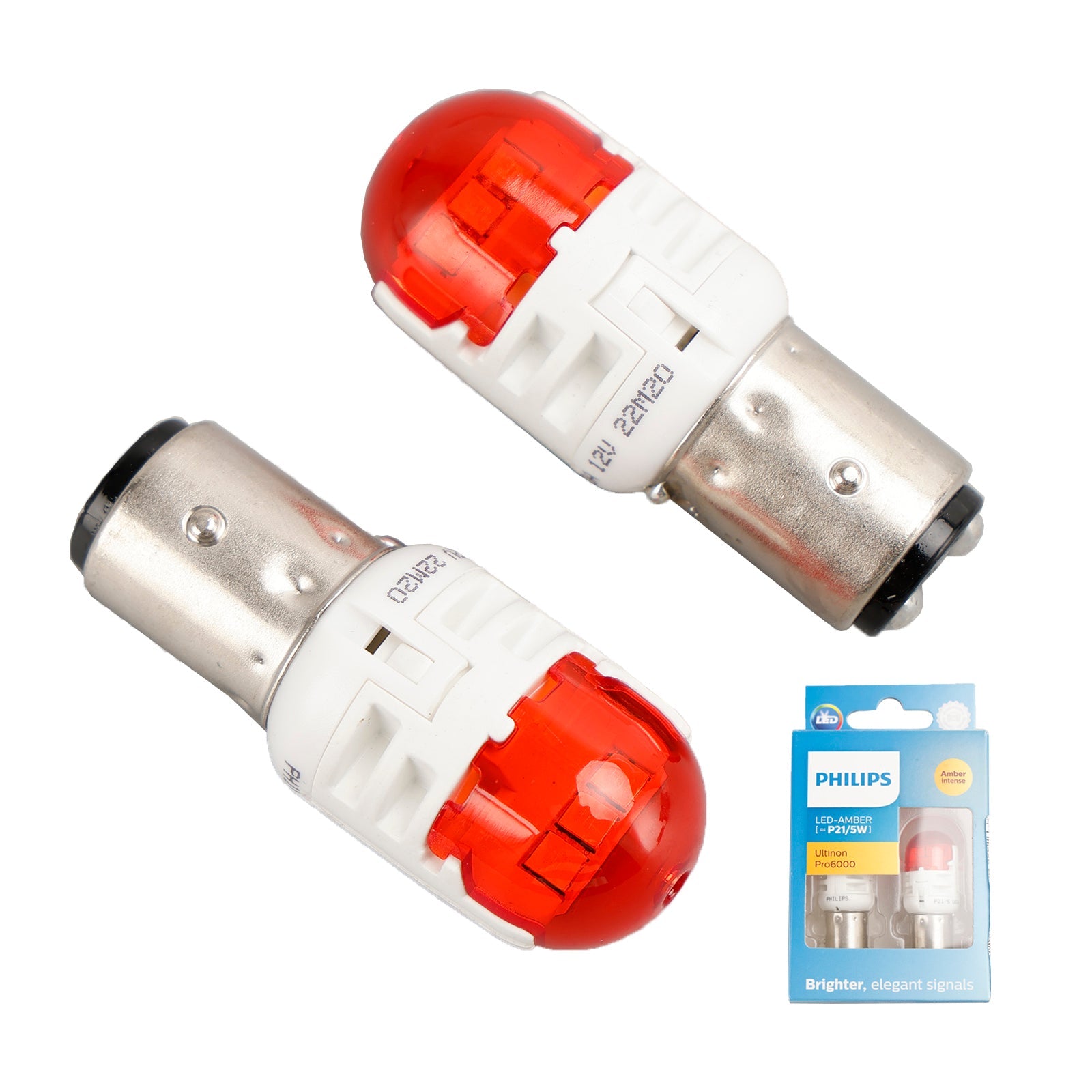 Pre Philips 11499AU60X2 Ultinon Pro6000 LED-AMBER P21/5W Intenzívny Amber 80/16LM