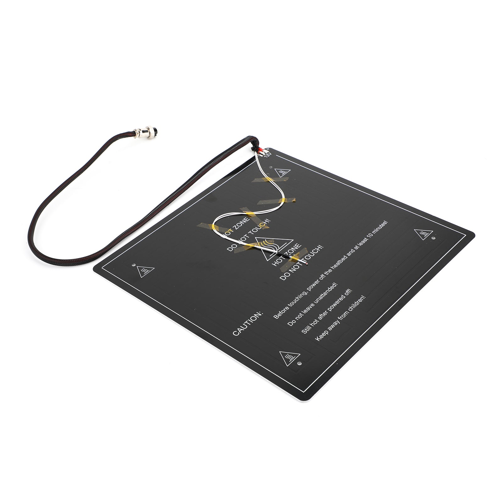 Plataforma de cama caliente de aluminio de 310 x 310 x 3 mm para impresora 3D CR-10 10S &Cable